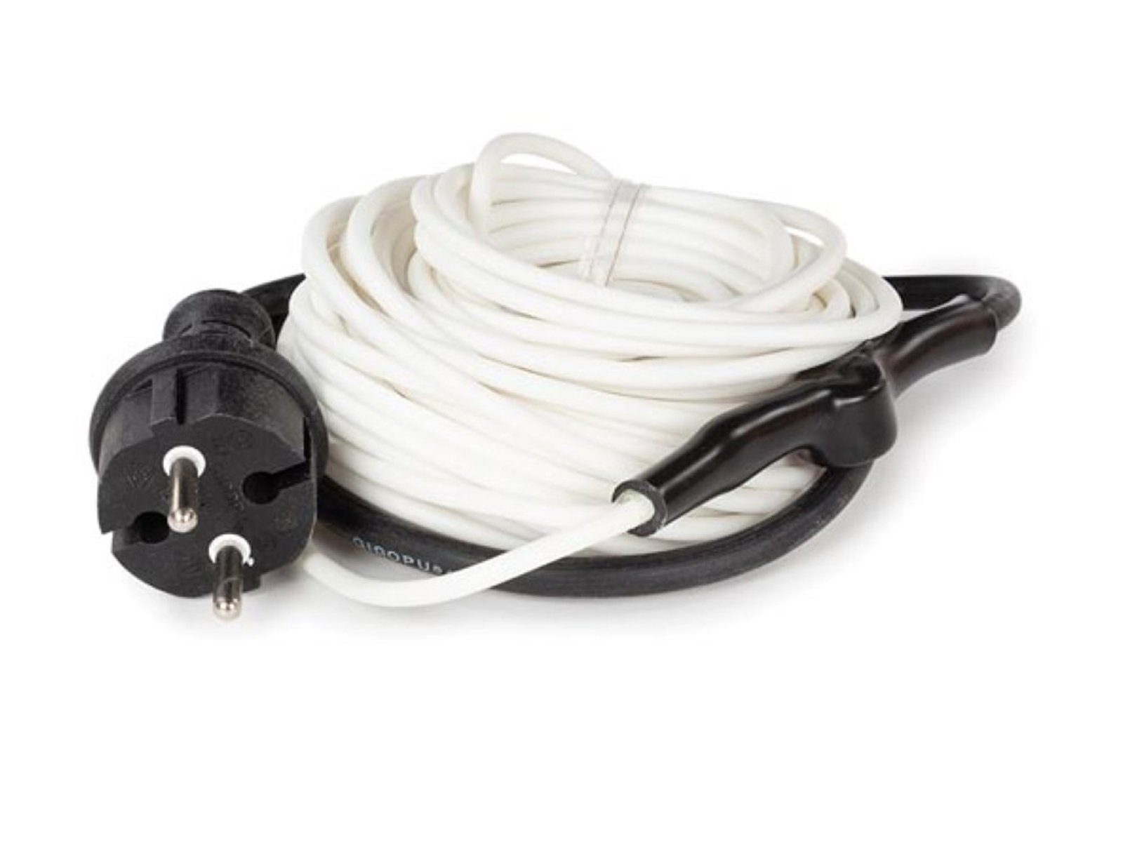 PEREL Rohrbegleitheizung, 12 Meter Heizkabel mit Thermostat Wasserleitung Heizband Rohrheizung