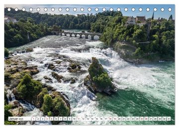 CALVENDO Wandkalender Der Rhein (Tischkalender 2025 DIN A5 quer), CALVENDO Monatskalender