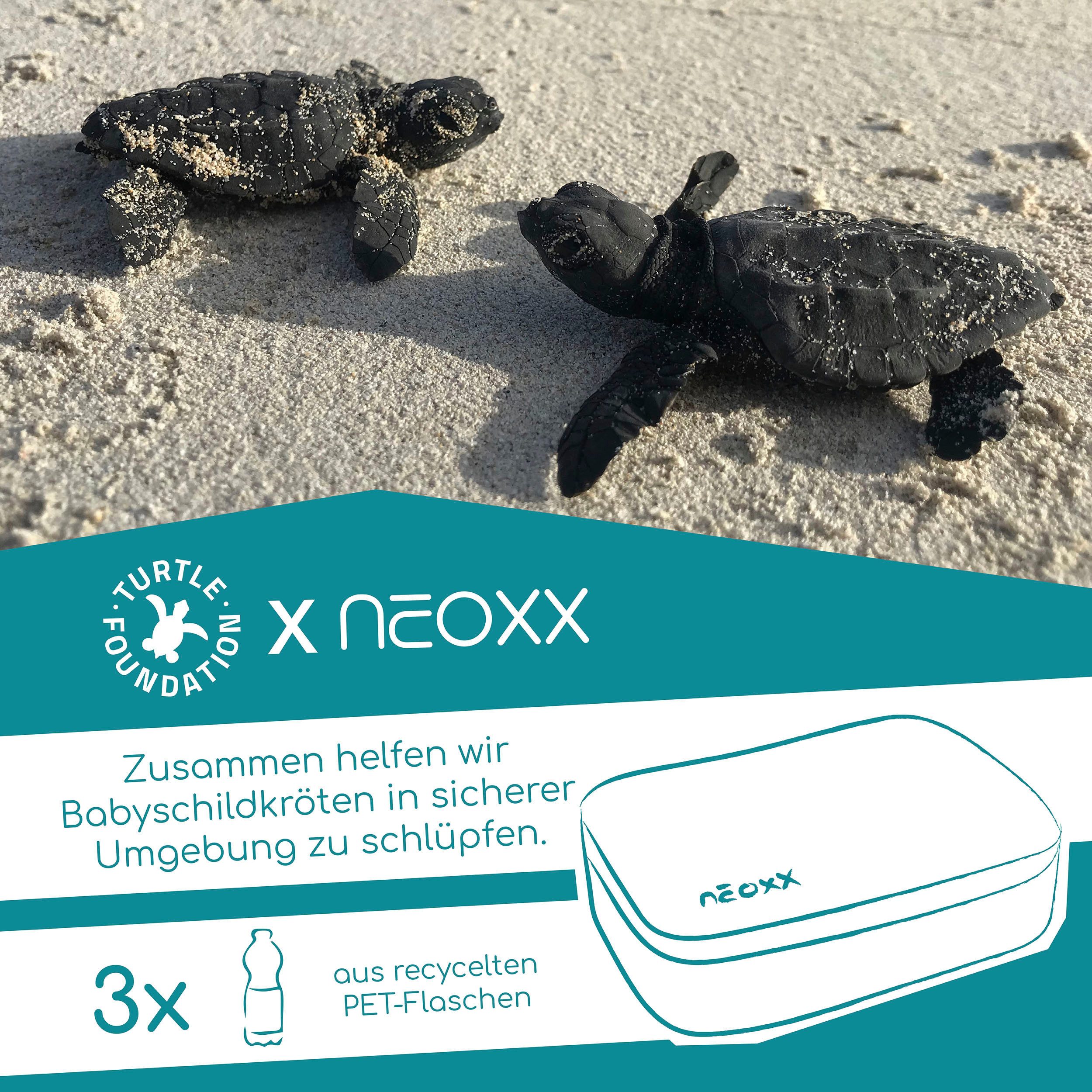 neoxx Schreibgeräteetui Schlamperbox, Dunk, teilweise aus recyceltem Material