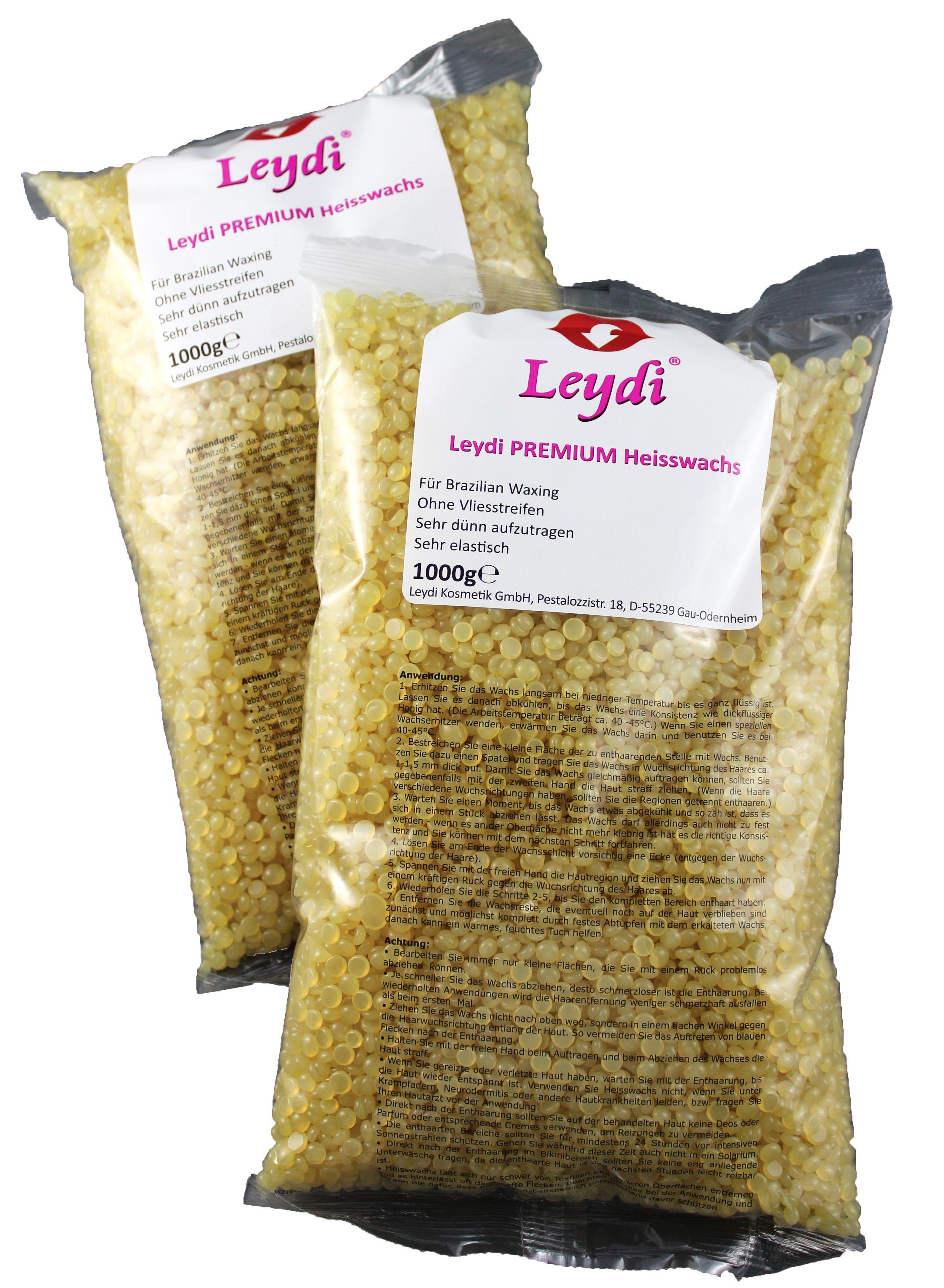 Leydi Enthaarungswachs Heisswachs Leydi 3Kg Honig PREMIUM