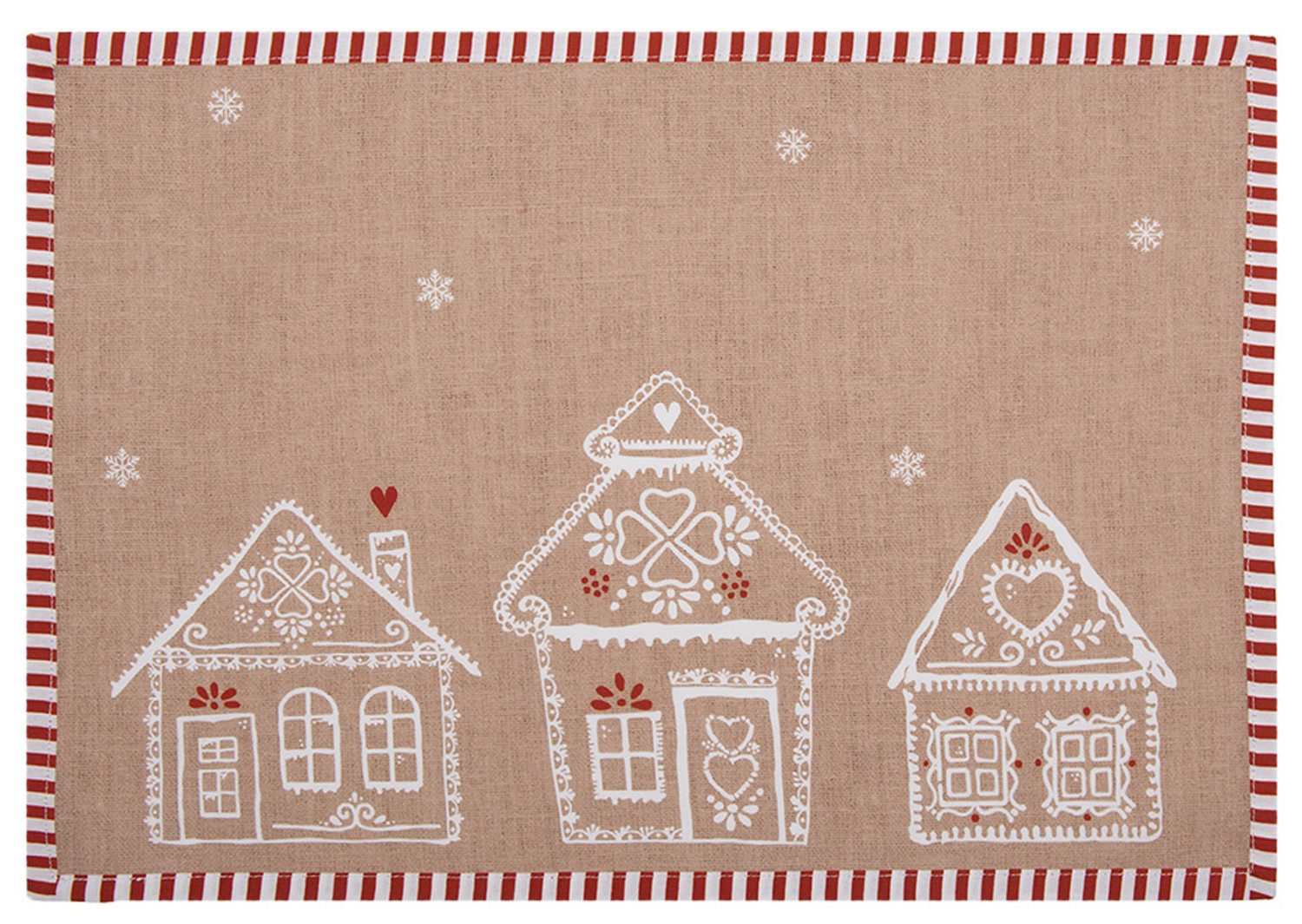 Clayre & Eef Platzset Gingerbread Bliss, (2-St., 2-teilig), Tischsets Platz günstig online kaufen