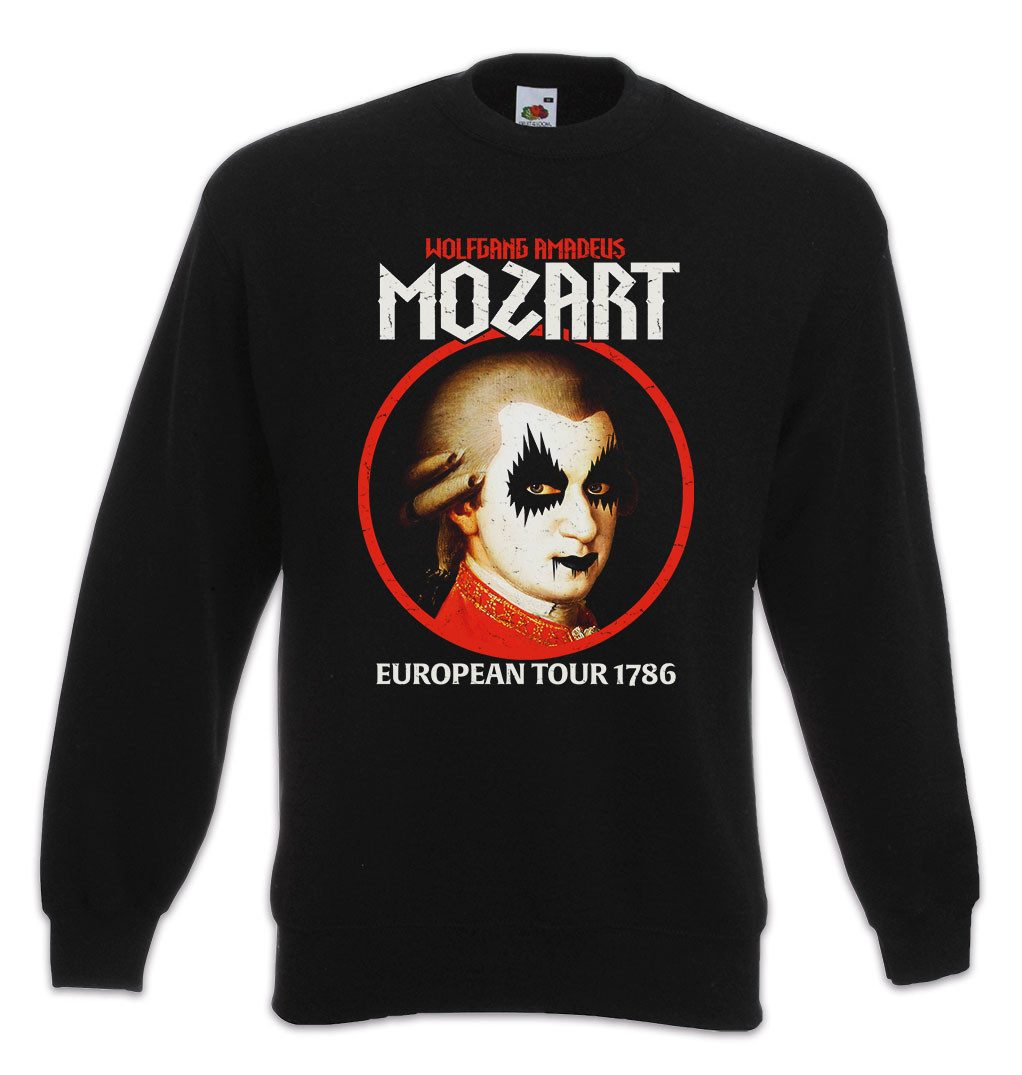 Sweatshirt Mozart European Tour Sweatshirt Black Death Wolfgang Amadeus Metal