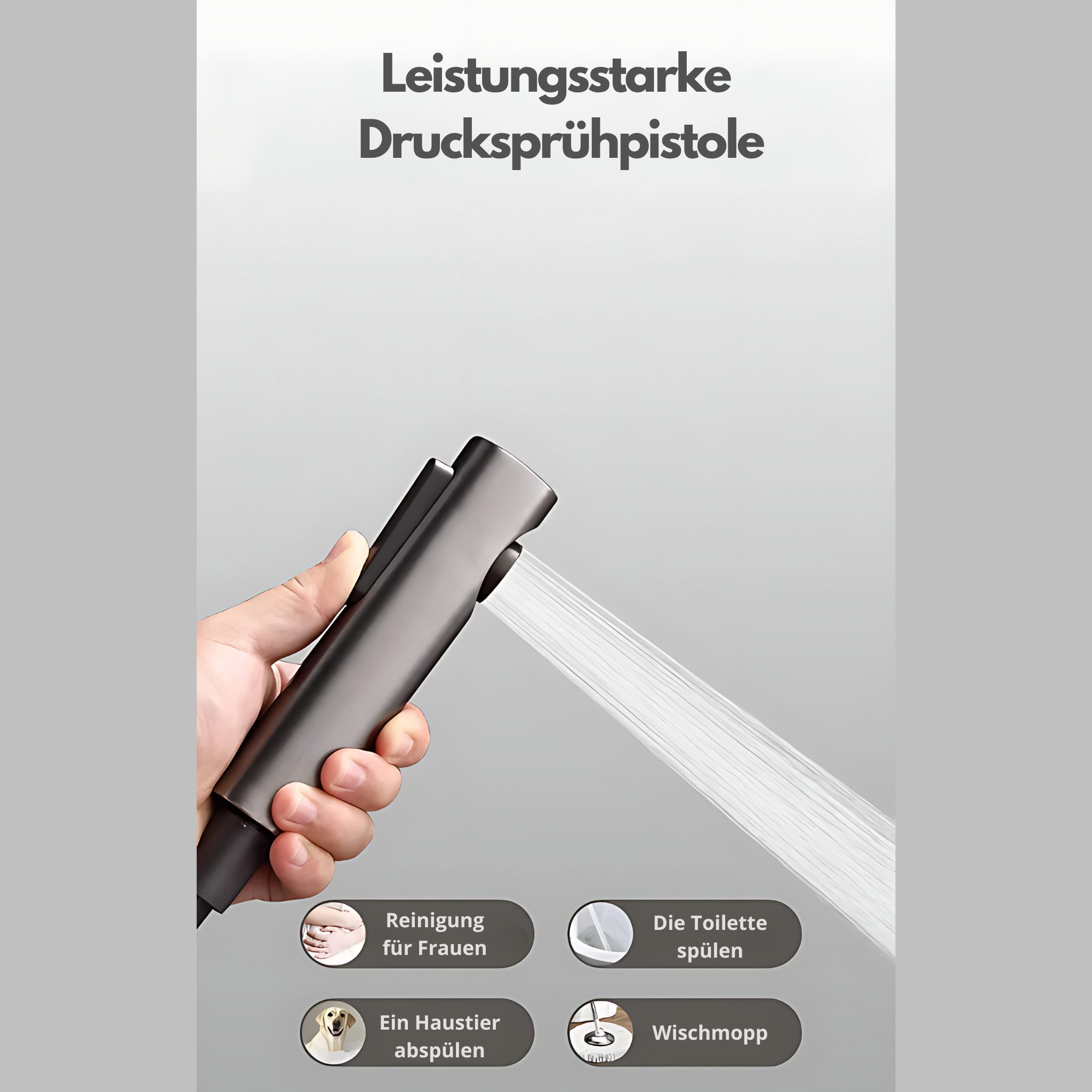 LuxaSteel shower fitting, shower system, rain shower with thermostat, LED lighting, LED display