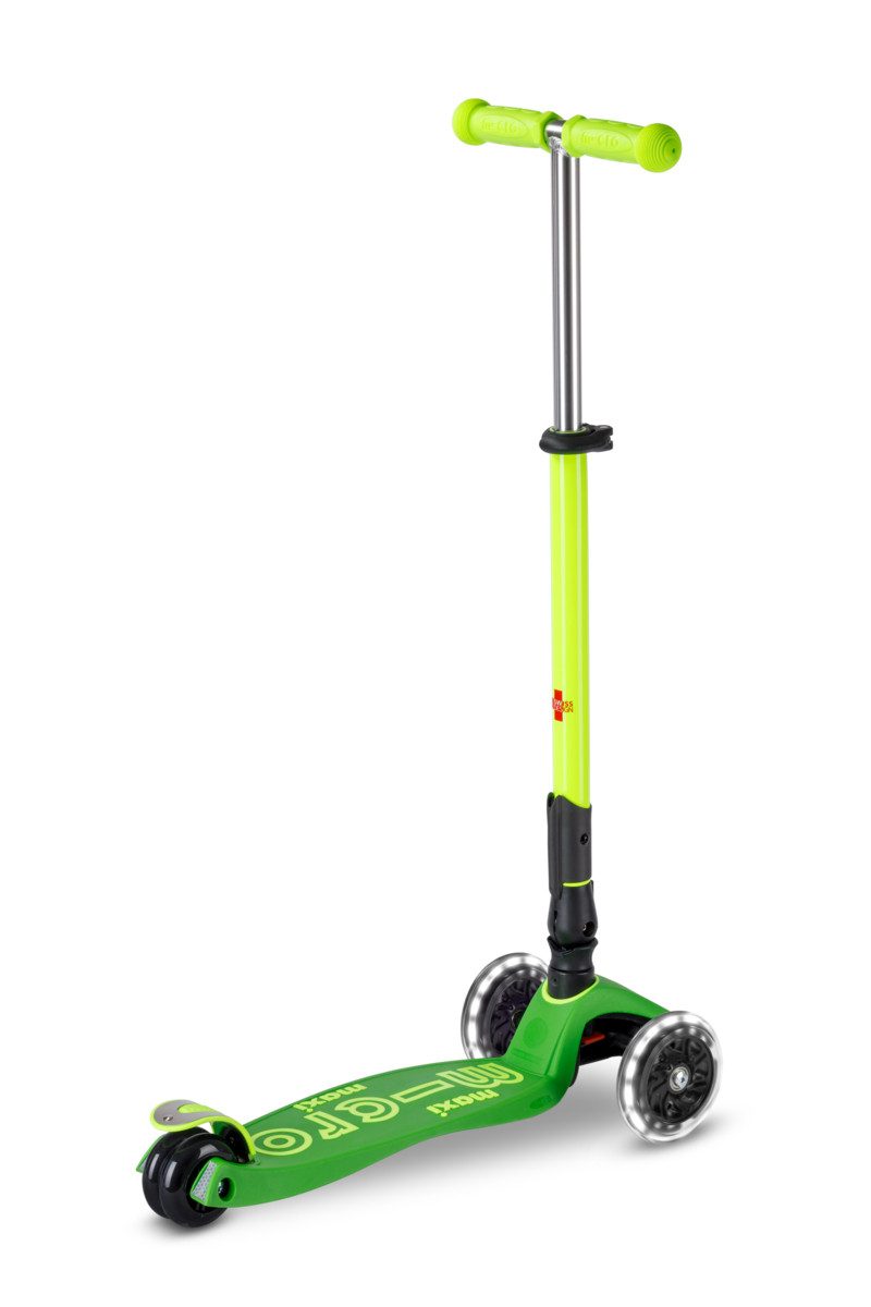 Micro Miniscooter maxi micro deluxe foldable neon LED