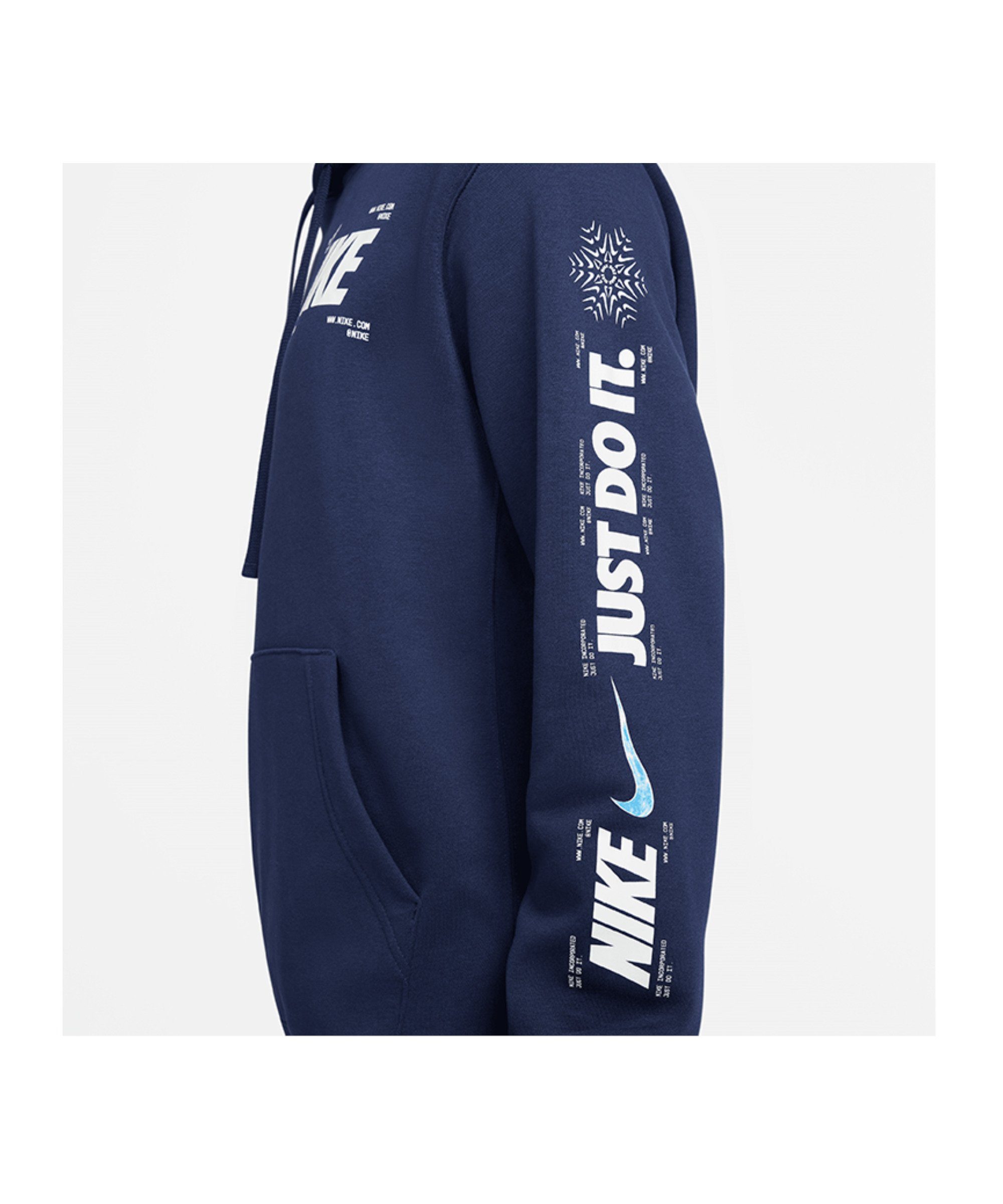 Nike Sportswear Sweatshirt Hoody blau
