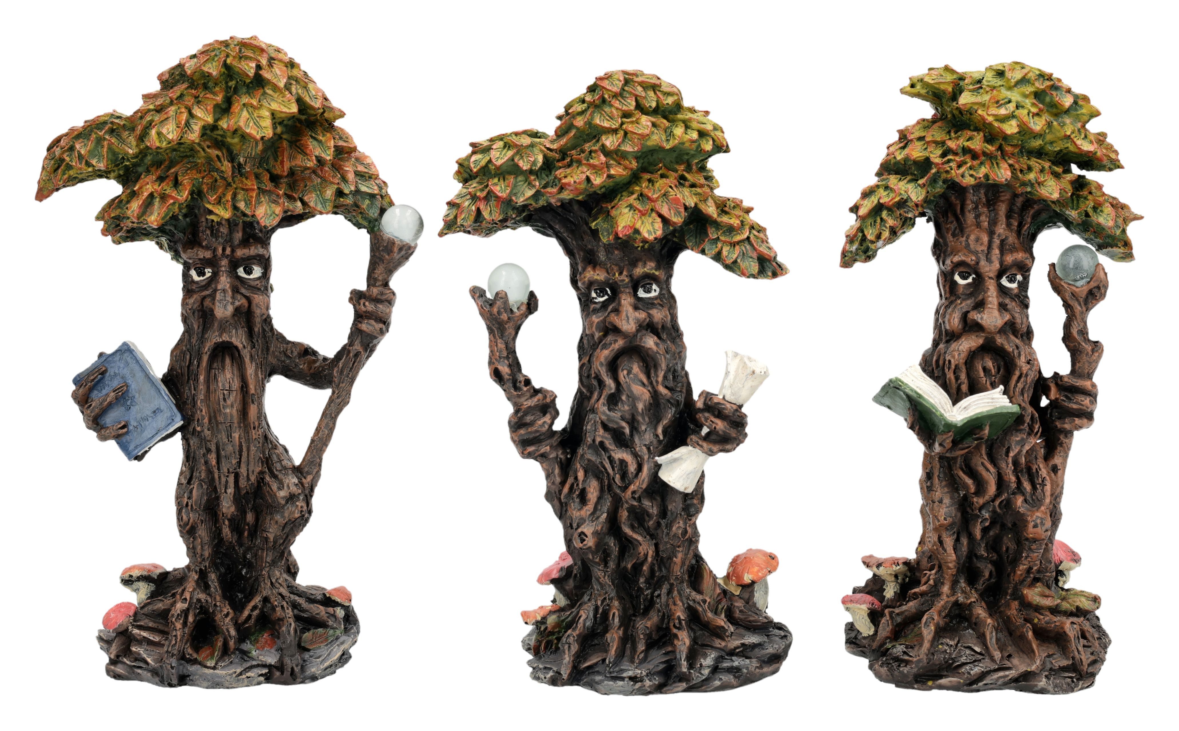Figuren Shop GmbH Dekofigur Baumgeister Фигурки – Drei Magische Bäume Statue Sammlerfigur 16 cm