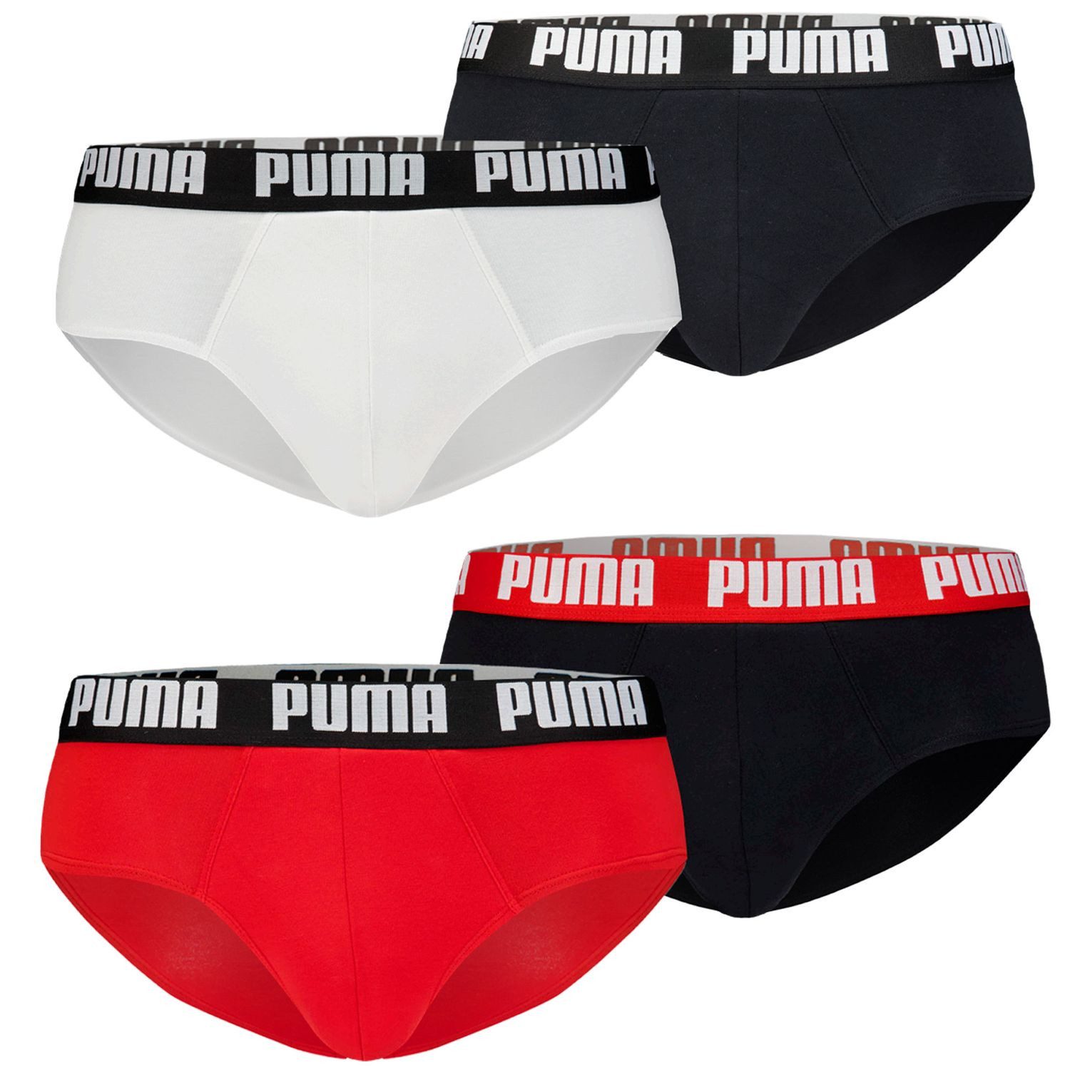 PUMA BODYWEAR Slip Everyday Comfort Cotton Stretch ohne Eingriff