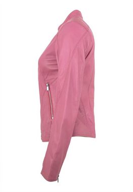 Jilani Lederjacke Nile Echtleder Damen Lederjacke Lammnappa wild rose