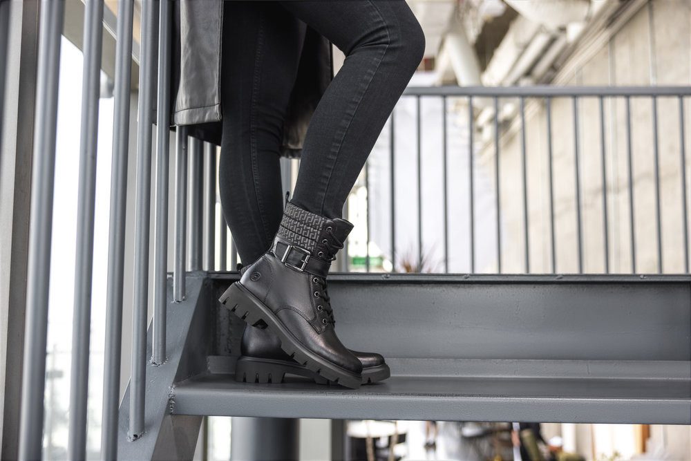Remonte Winterstiefelette, Blockabsatz, Winterboots, Schnürboots mit günstig online kaufen