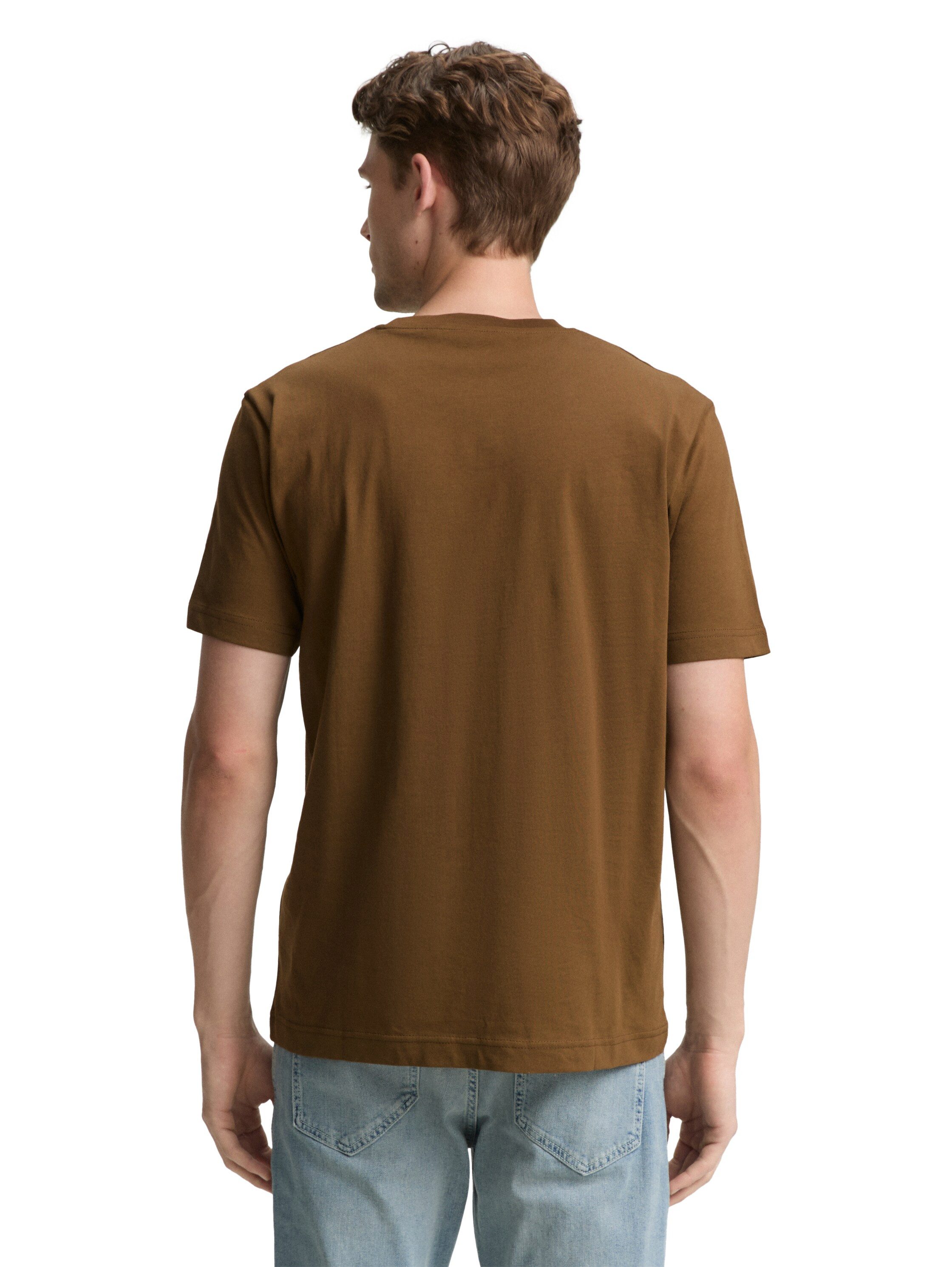TOM TAILOR T-Shirt Sommershirt mit Frontprint günstig online kaufen