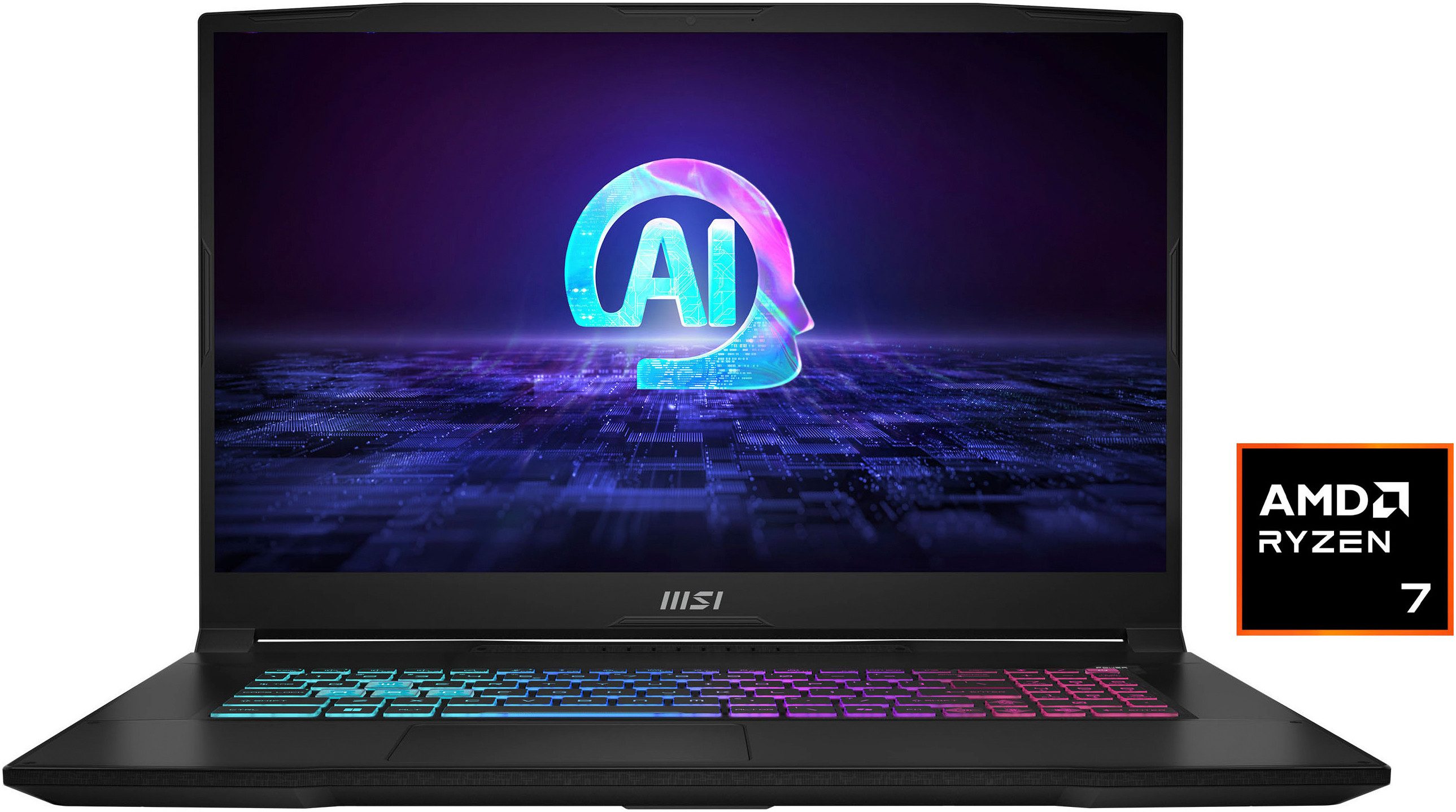 MSI Katana A17 AI B8VG-1008 Gaming-Notebook (43,9 cm/17,3 Zoll, AMD Ryzen 7 8845HS, GeForce RTX 4070, 1000 GB SSD)