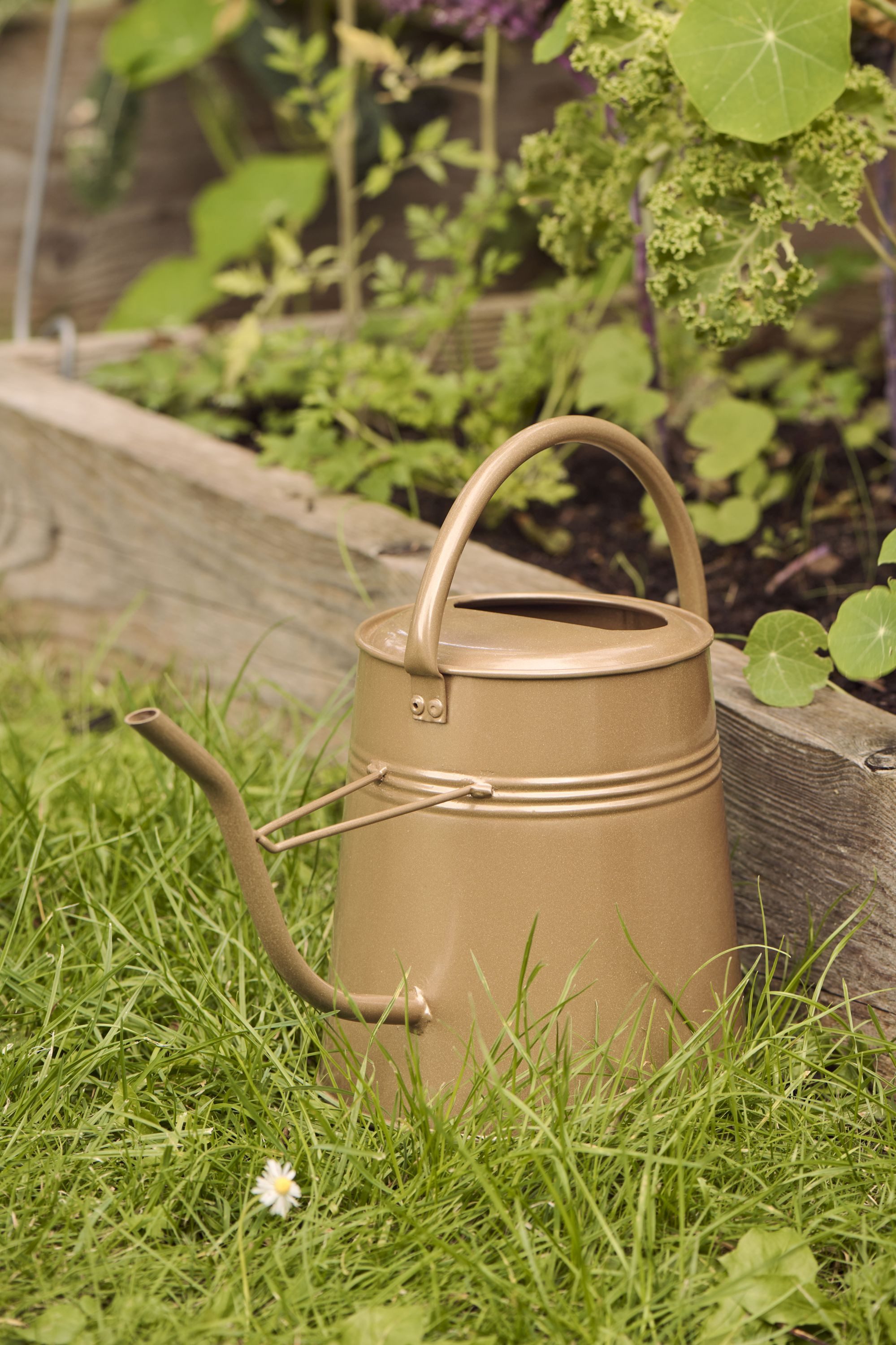 Ib Laursen Gießkanne Ib Laursen - Gießkanne 2,3 Liter Metall Retro Braun 4270-14