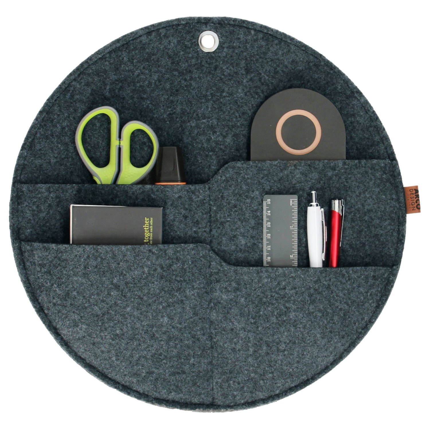Thumbnail - Bertoni Hängeaufbewahrung, Wand-Organisationsrad mit Taschen XL