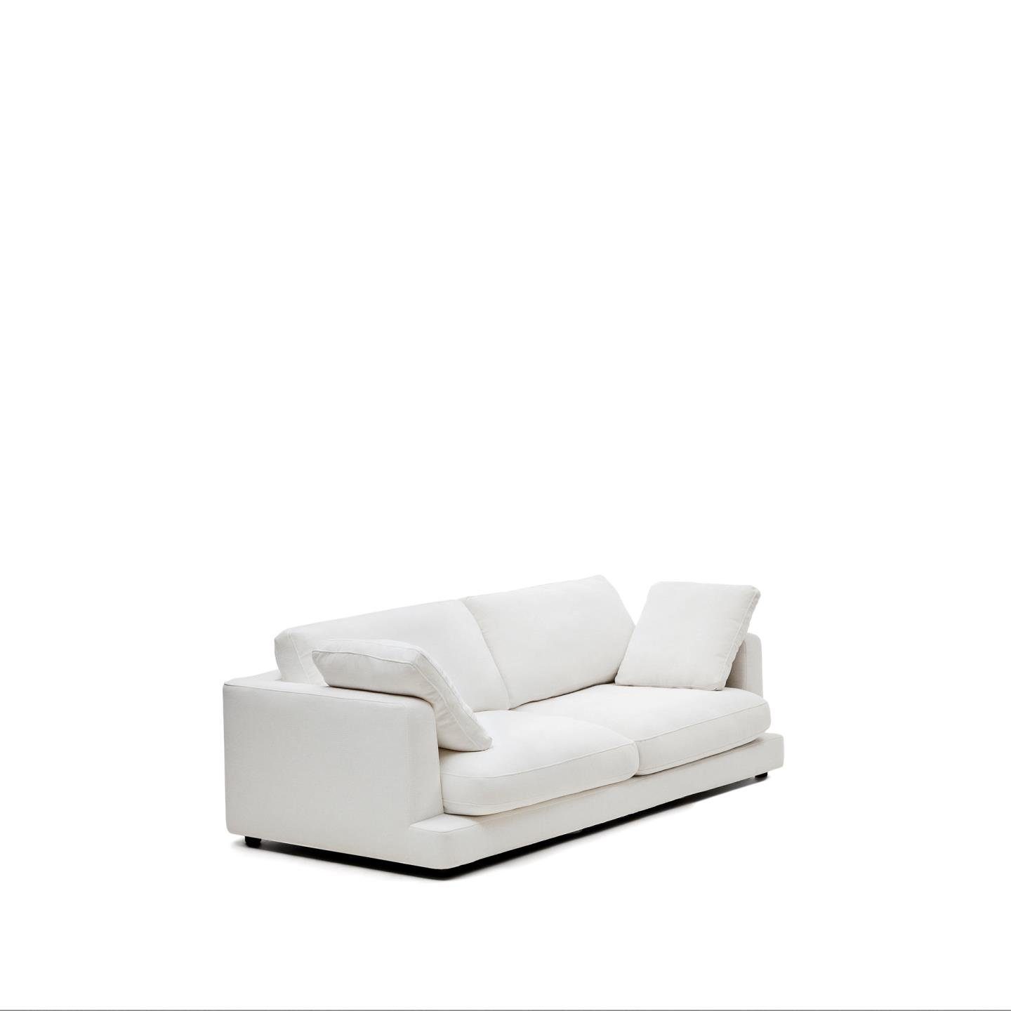 x 87 cm 3-Sitzer Gala Natur24 Weiß Sofa Sofa 210 105 x