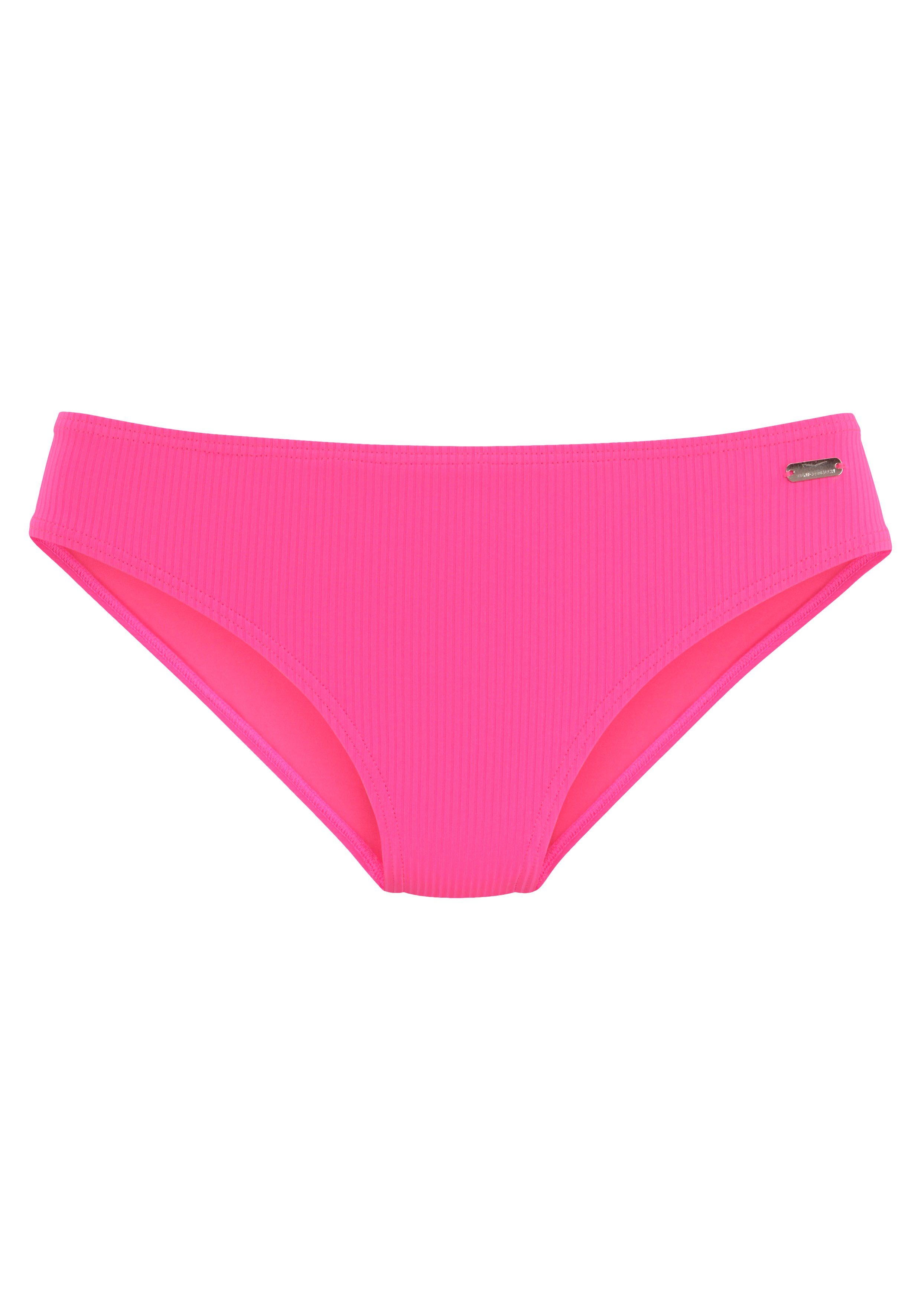 Venice Beach Bikini-Hose Lucky aus gerippter Strukturware günstig online kaufen