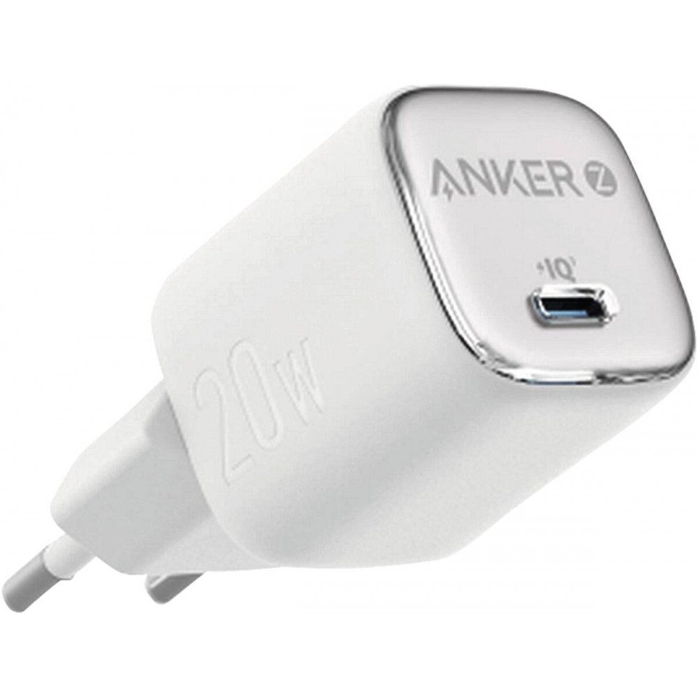 Anker Anker Charger 20W Weiss - Schnellladegerät. Handy-Netzteile (Kompaktes Design und 20W schnelle Ladeleistung)