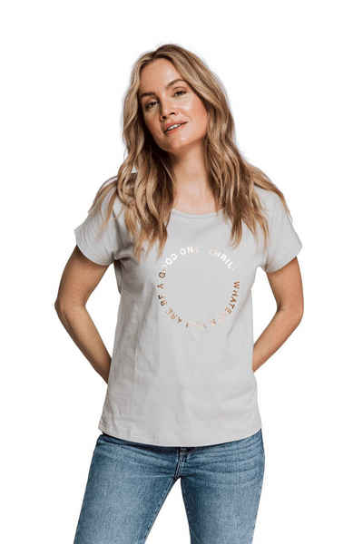 Zhrill T-Shirt T-Shirt SHELLY Grün (0-tlg)