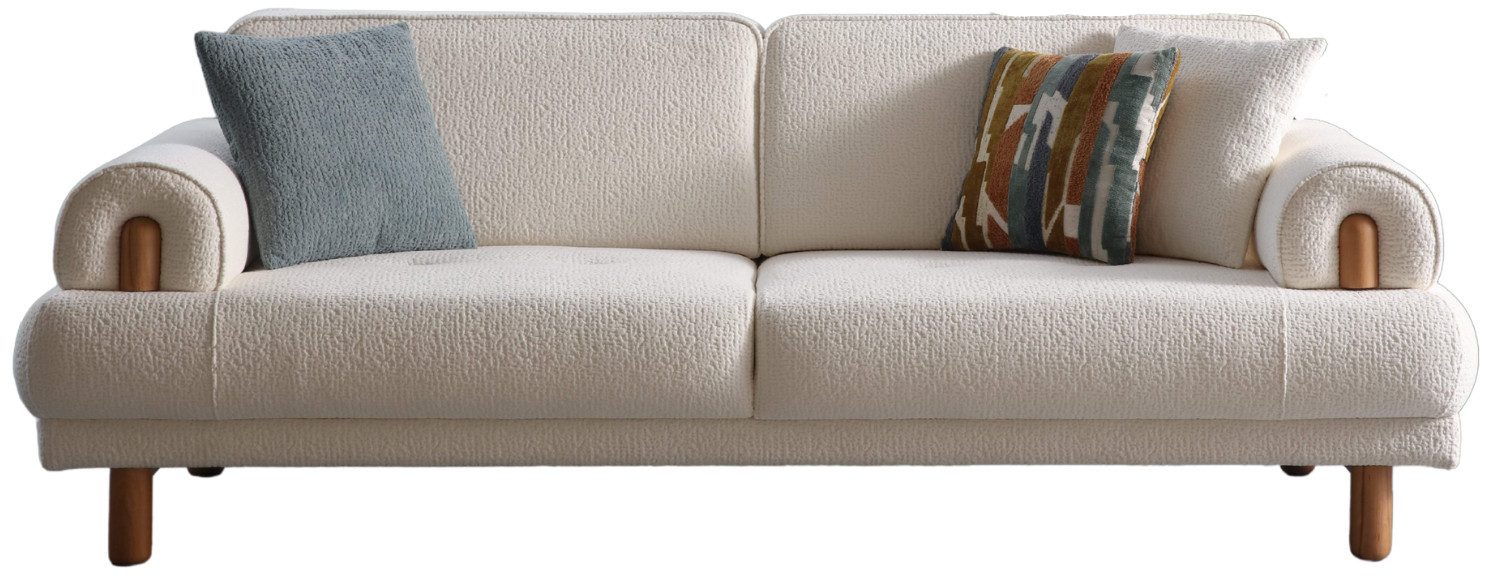 Villa Möbel Sofa Sade, 3-Sitzer 1 Teile, mit Relax-/Bettfunktion durch verstellbare Rückenlehne