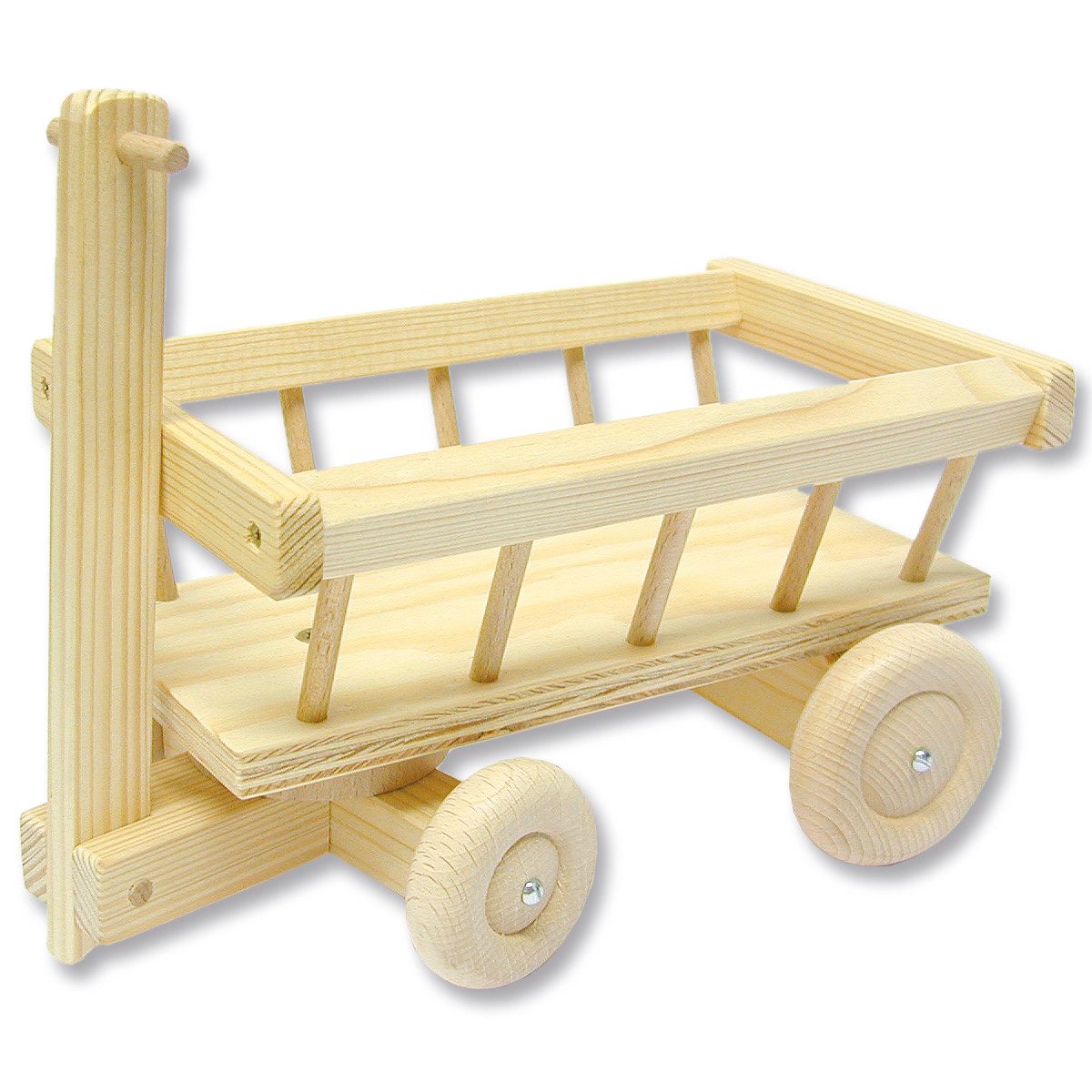 matches21 HOME & HOBBY Leiterwagen Bausatz Kinder ab 11 Jahren Holzbaukasten
