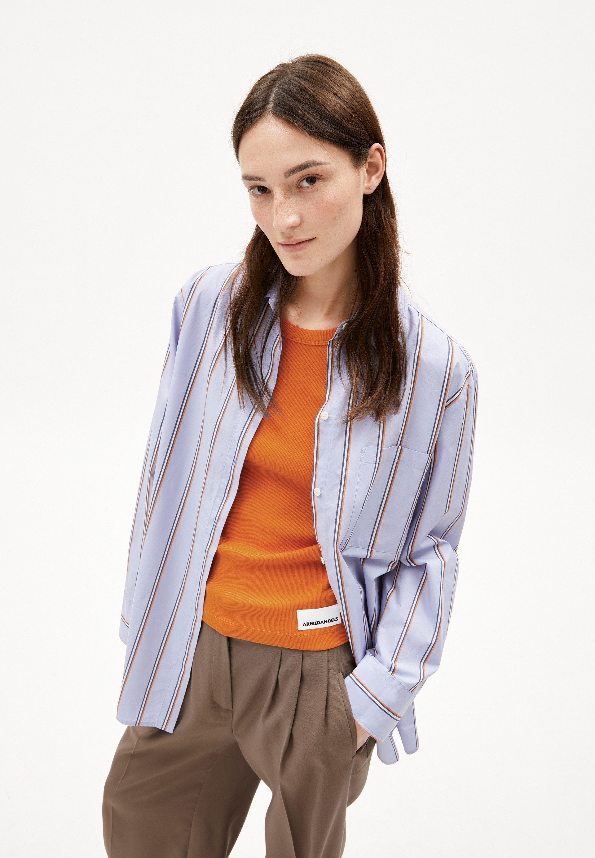 Armedangels Langarmbluse HALIAA STRIPED Bluse aus günstig online kaufen