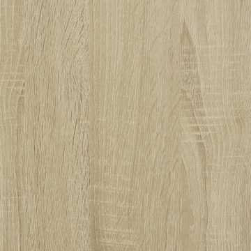 vidaXL Bett Bettgestell mit Kopfteil Sonoma-Eiche 75x190 cm Holzwerkstoff