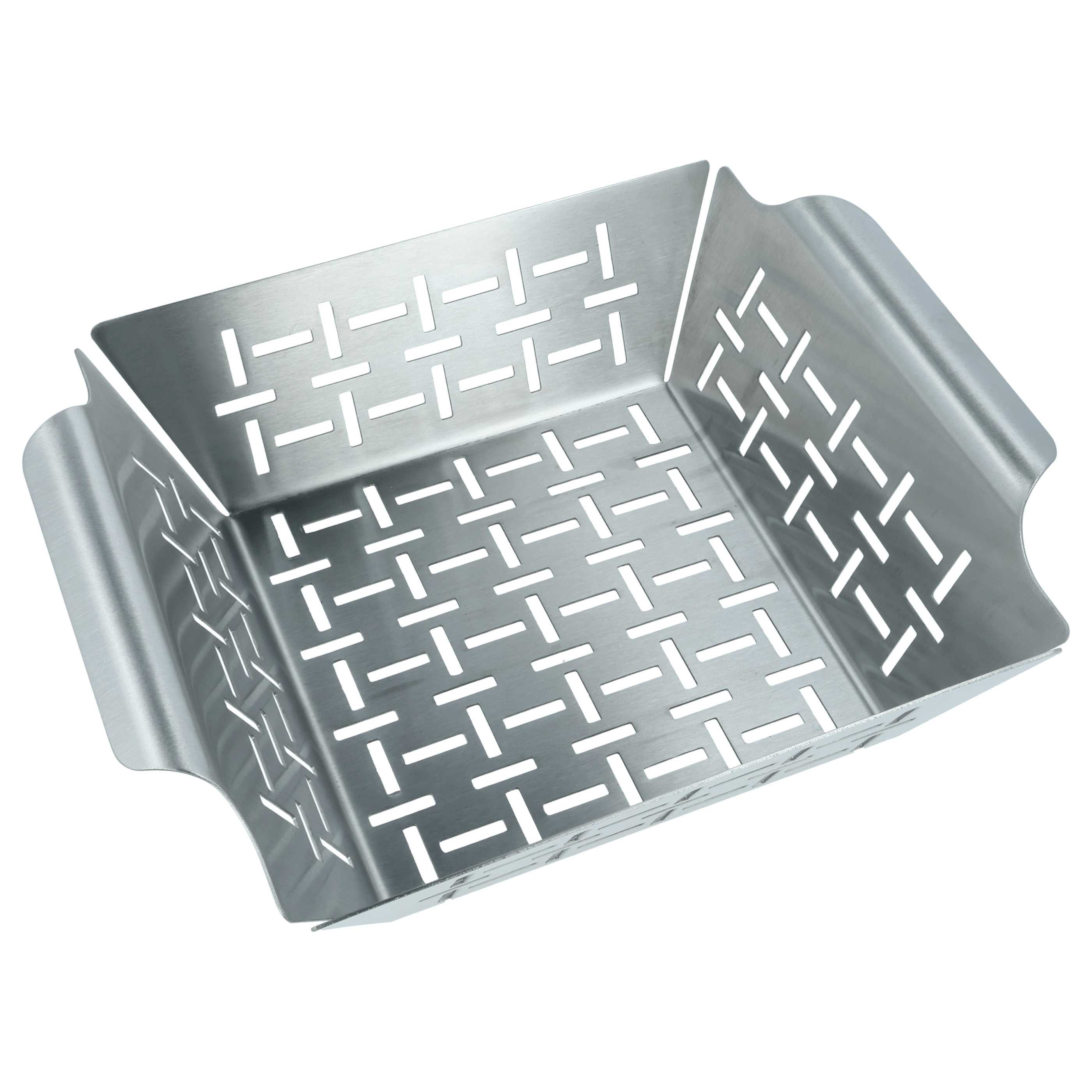 vhbw Grillschale für Grill, Edelstahl