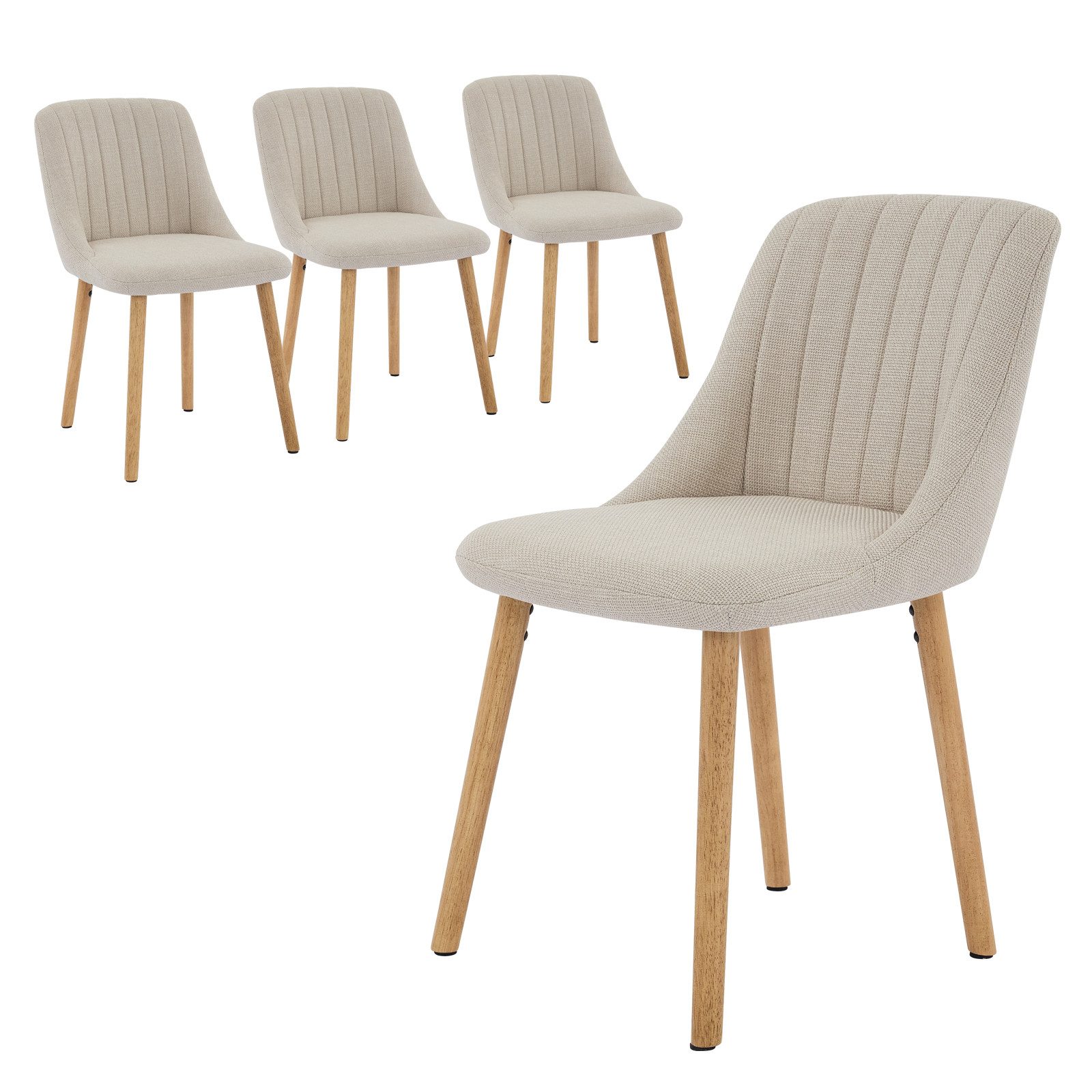 GarveeMore Esszimmerstuhl (4 St),Moderne mit Stoff günstig online kaufen