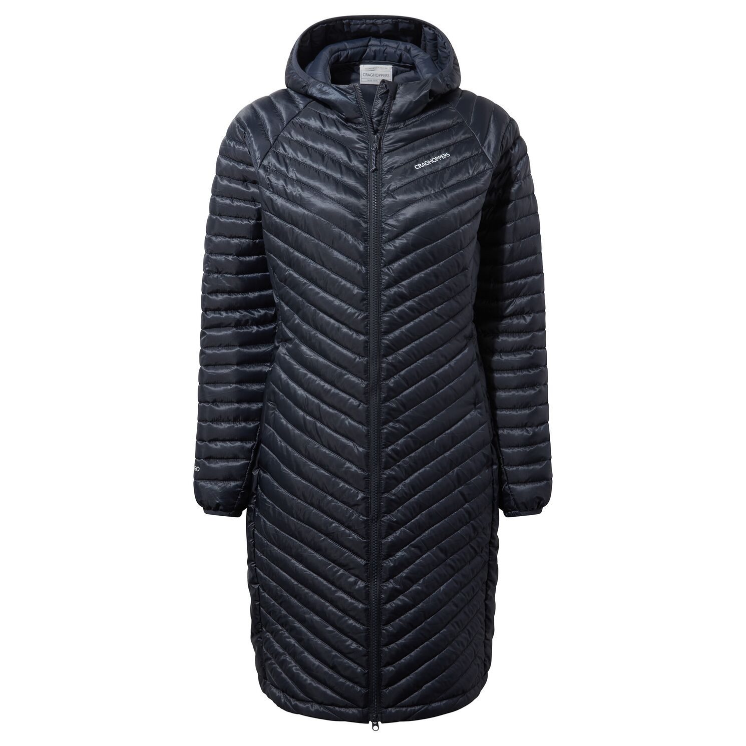 Trekkingjacke Craghoppers - ExpoLite LongHood Kapuzen Wintermantel Jacke, navy