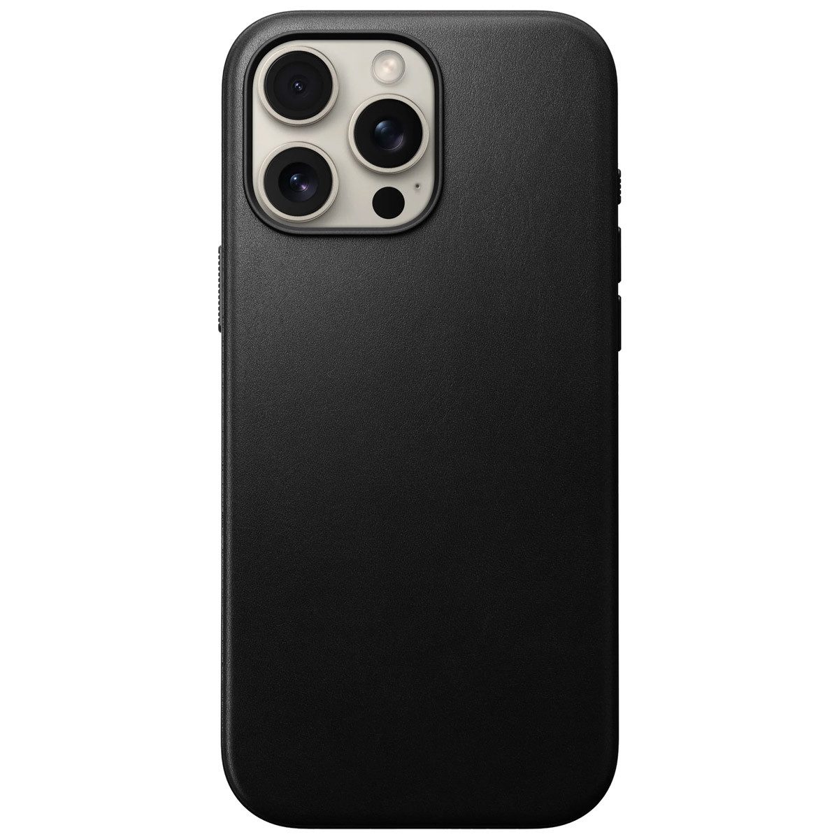 Nomad Backcover Modern Leather Case mit MagSafe Apple iPhone 16 Pro Max - Nomad Black