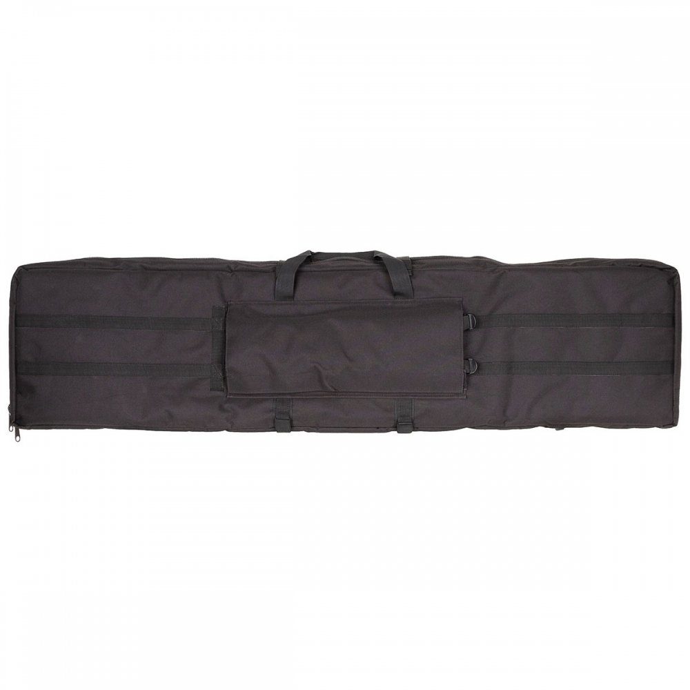 MFH Sporttasche Gewehrtasche, und 2 Waffen, abnehmbare schwarz, für Schulter- Large, Brustgurte verstellbare und