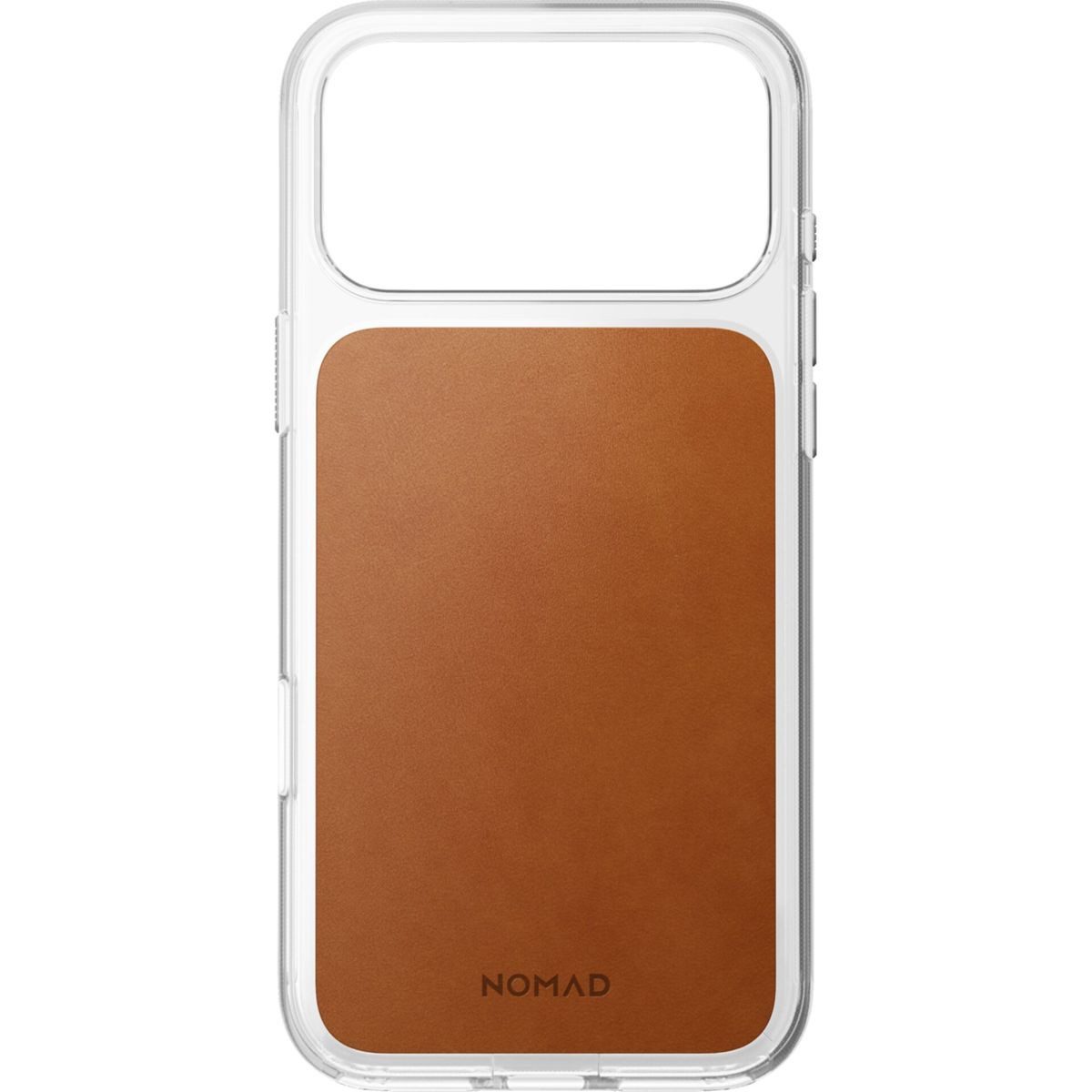 Nomad Smartphone-Hülle Clear Leather Case iPhone 18 Pro Max Saddle Hw.