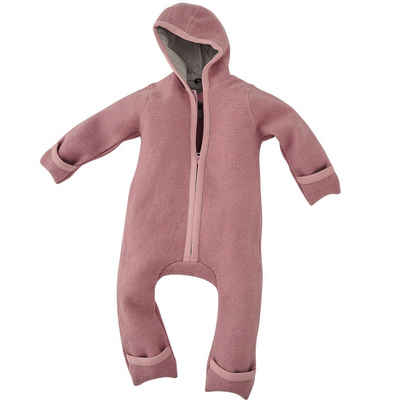 Alavya Home® Overall Walkoverall Bio-Schurwolle (SET, 1-tlg., Jumpsuit) Wollfleece mit Reißverschluss, Walk Woll-Anzug für Kleinkind und Baby