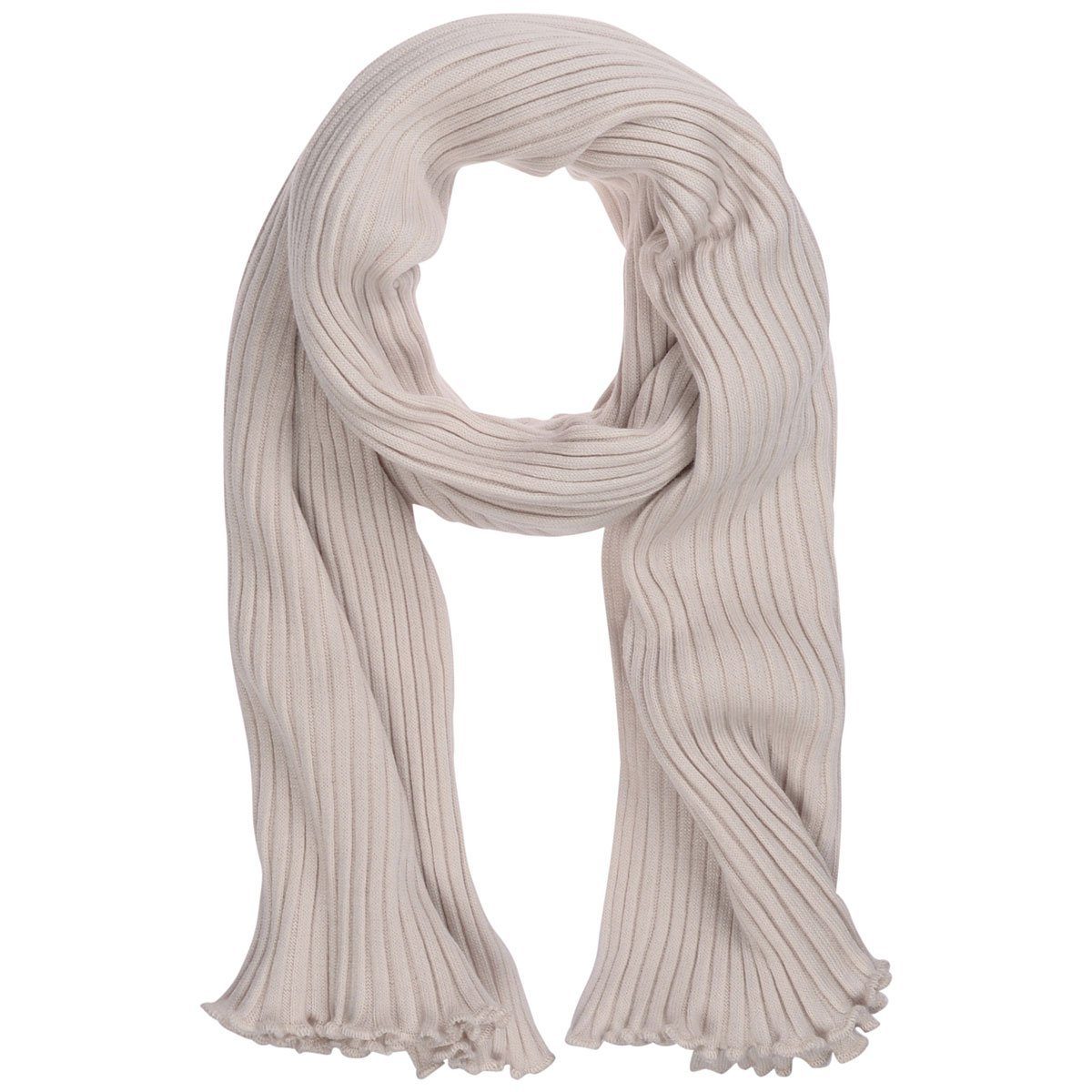 Eagle Products Modeschal aus 100% feiner Lammwolle gestrickt / Plisseeschal günstig online kaufen