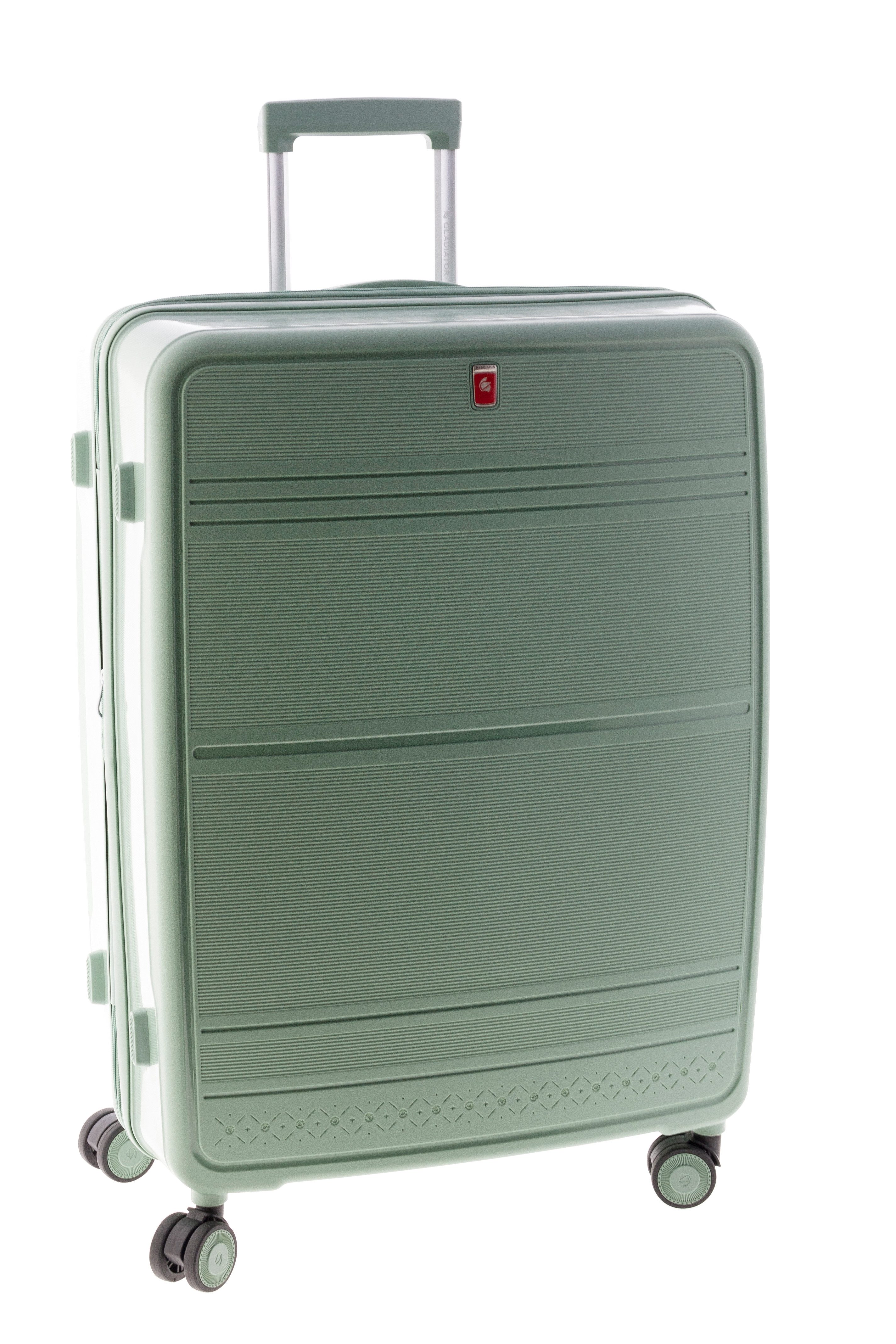 GLADIATOR Trolley XL - 115 Liter Volumen - 75cm - 4 Rollen - 4 Farben, Vollständig gefütterter Innenraum mit Volumenerweiterung