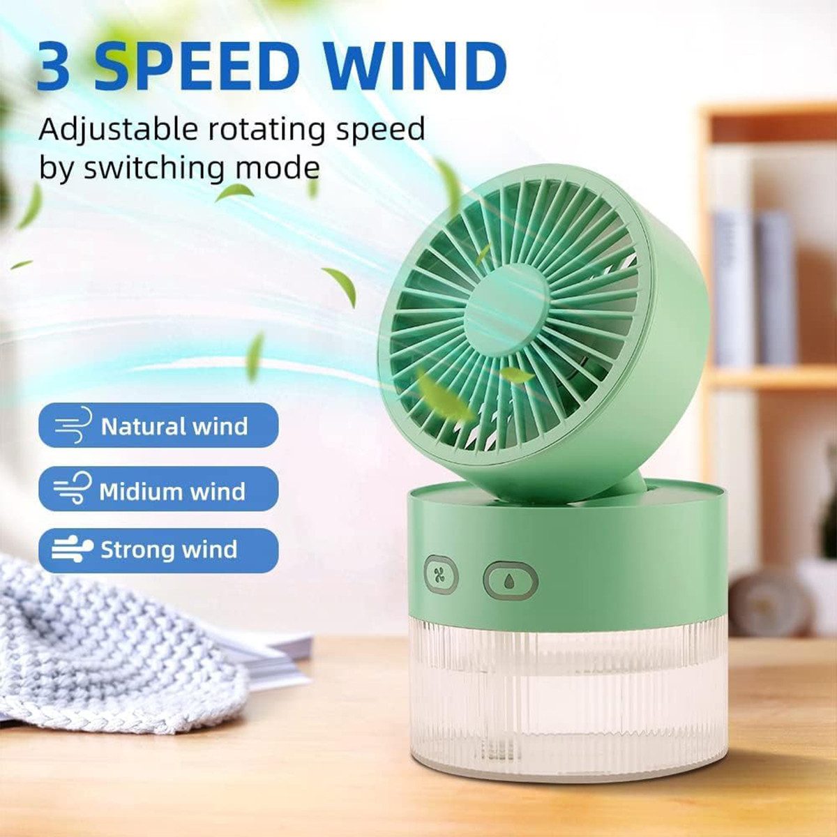 autolock Tischventilator Mini Ventilator mit Kühlen günstig online kaufen