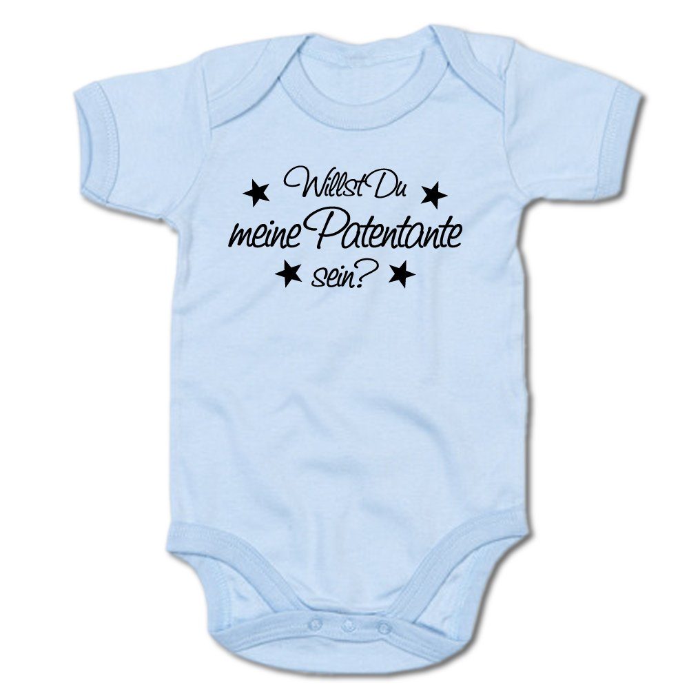G-graphics Kurzarmbody Willst Du meine Patentante sein? Baby Body mit Spruch / Motiv / Aufdruck • für/von Tante & Onkel