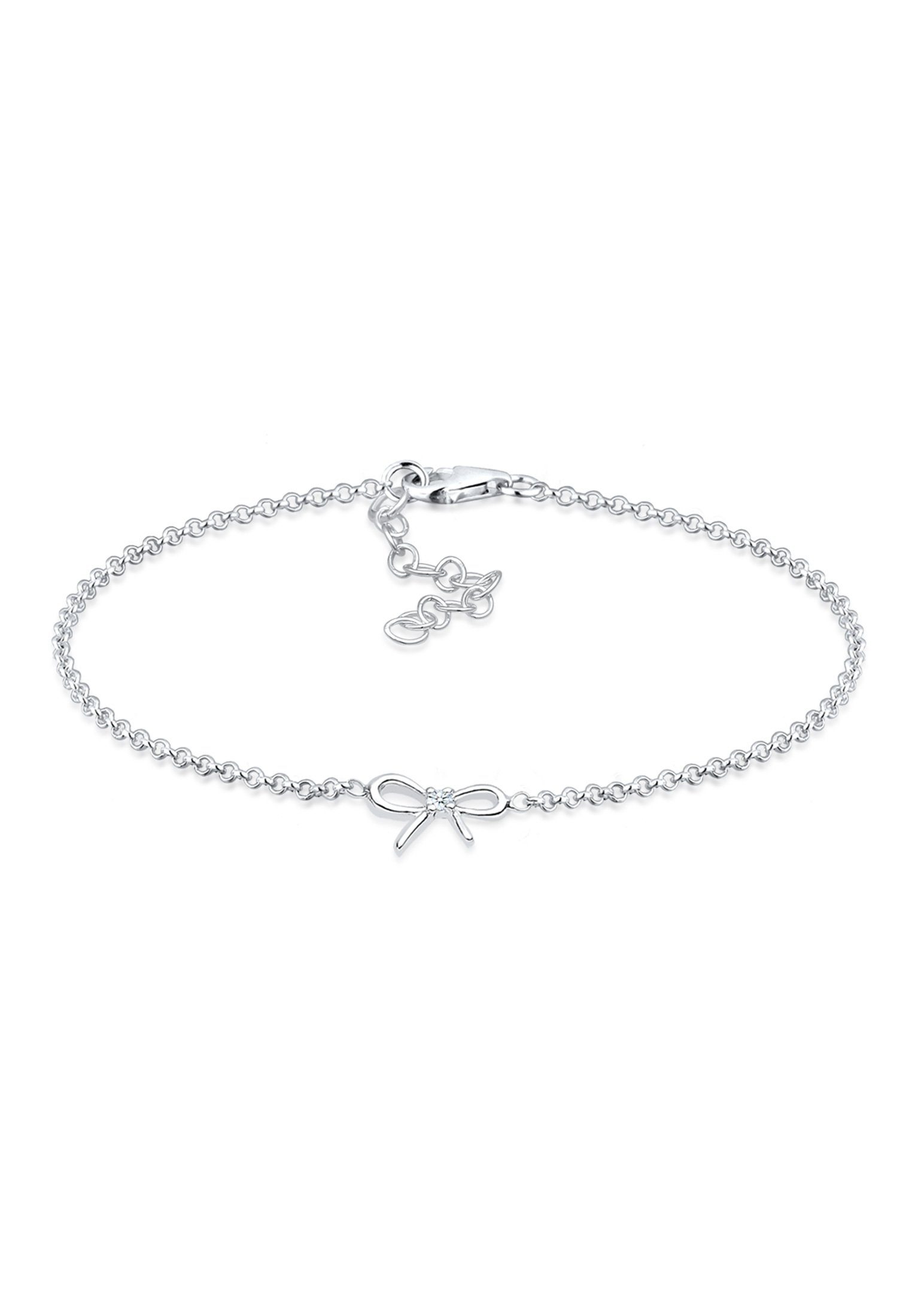 Armband Schleife Diamant (0.015 ct) 925 Sterling Silber