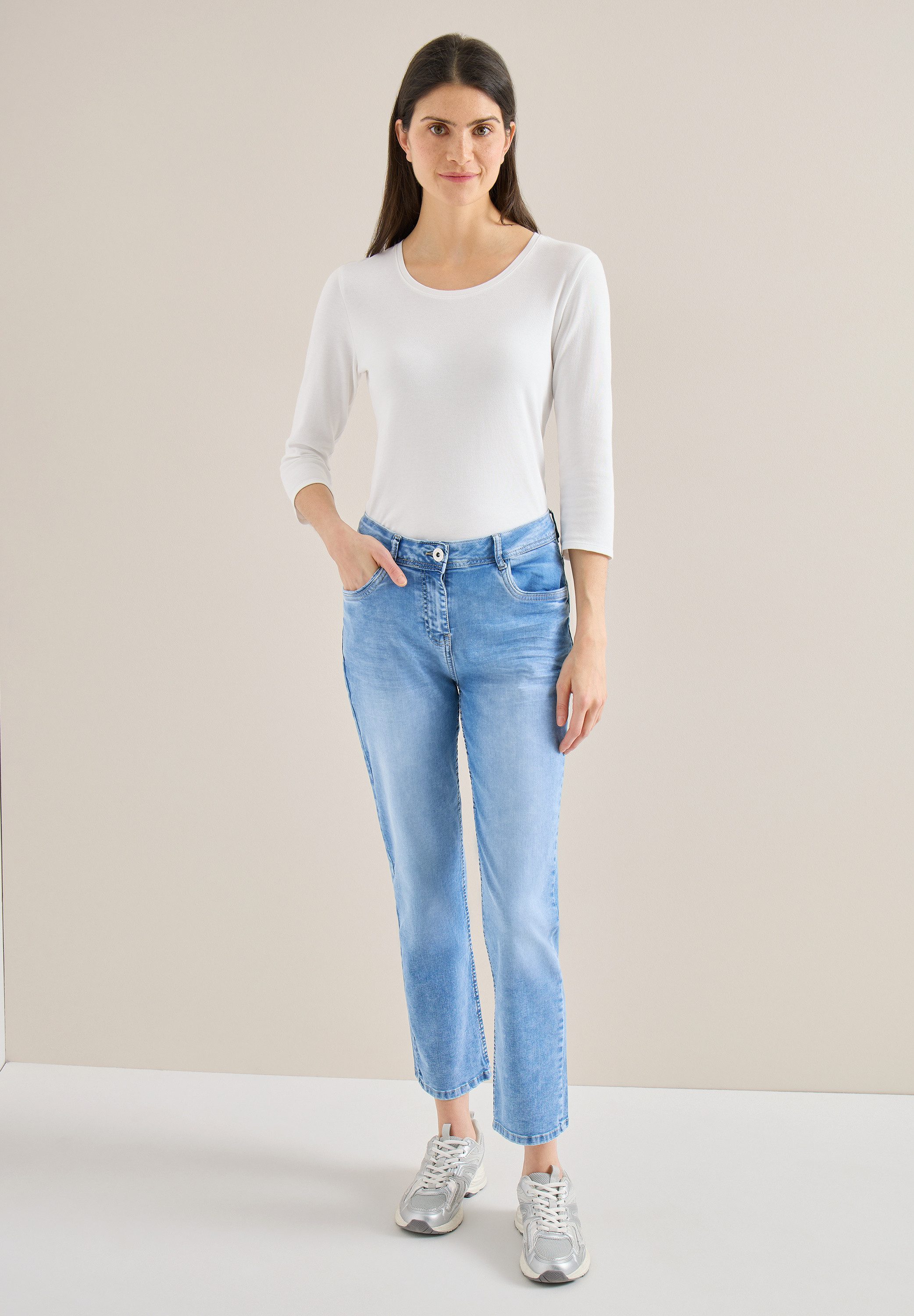 CECIL Slim-fit-Jeans High Waist – Bild 5 von 5