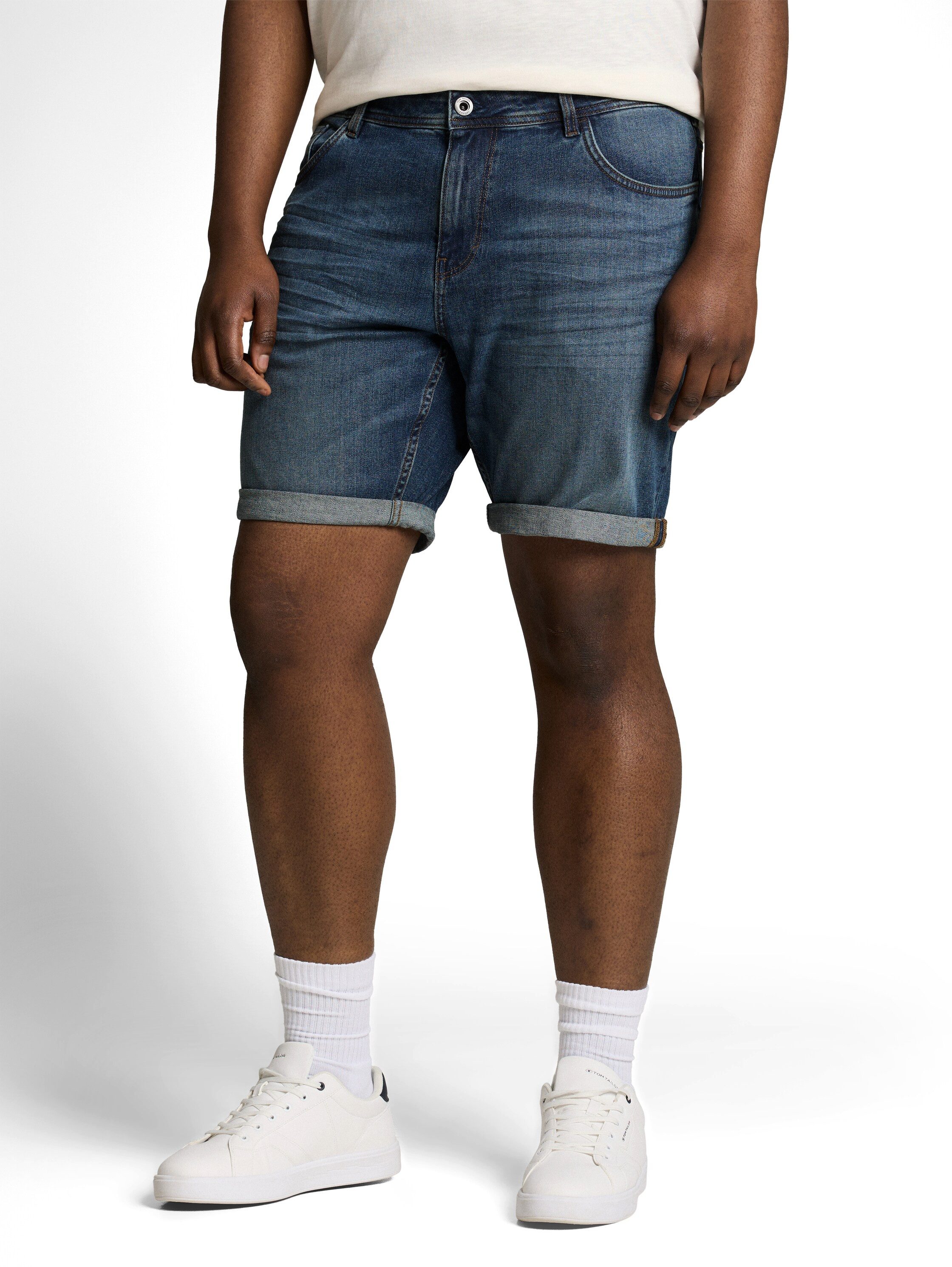 TOM TAILOR PLUS Jeansshorts im 5-Pocket-Sytel - Große Größen