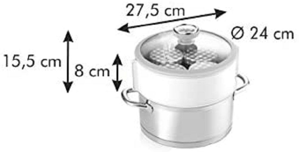 Tescoma Schnellkochtopf Einkochset DELLA CASA mit Thermometer