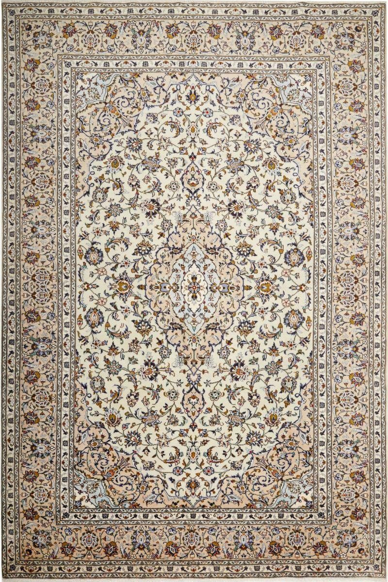 Orientteppich Keshan 237x357 Handgeknüpfter Orientteppich / Perserteppich, Nain Trading, rechteckig, Höhe: 12 mm