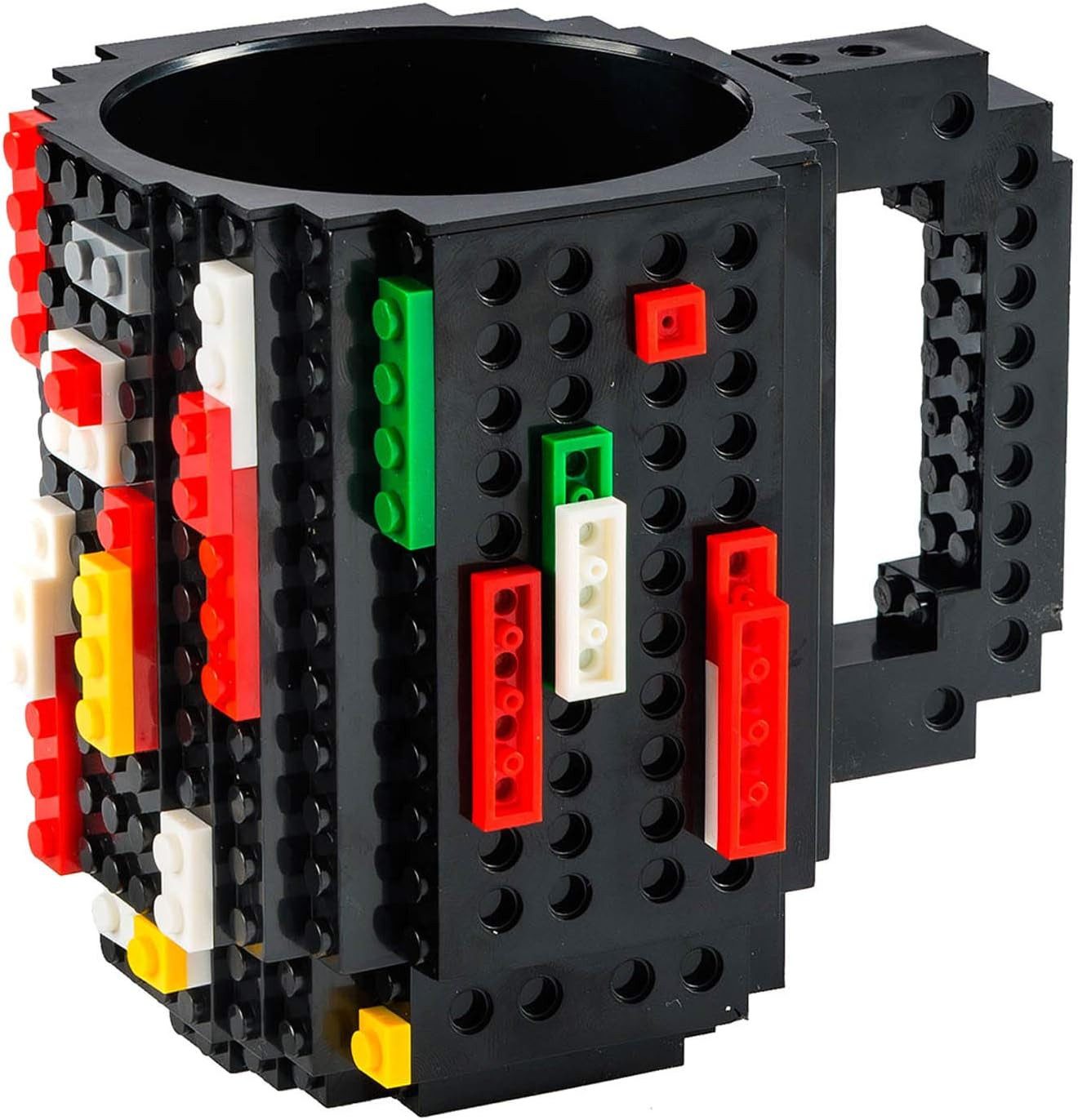 Goods+Gadgets Tasse GOODS+GADGETS LEGOTasse Baustein - kaffee&kinder becher, 350ml, Polycarbonat, Kaffeetasse Kaffee-Becher 350ml