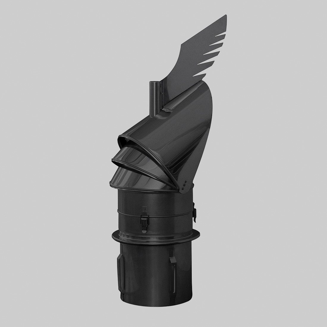 Subtiel Schornstein Schornsteinaufsatz Rotowent Dragon 2 zum Einstecken