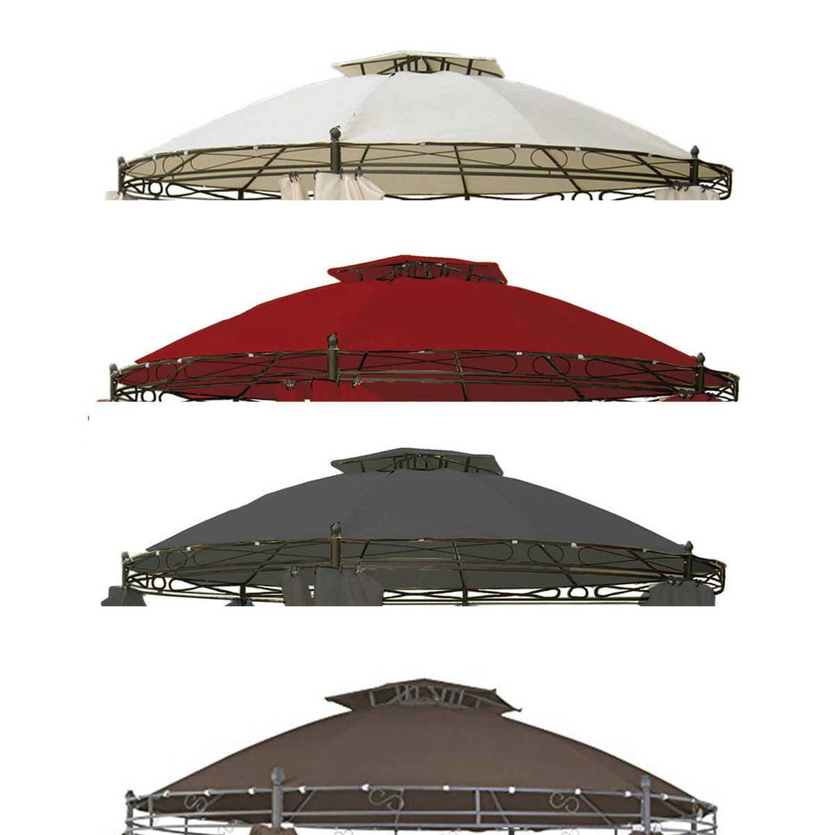 Linder Exclusiv GmbH Pavillon-Ersatzdach Wasserabweisendes Pavillon-Ersatzd günstig online kaufen