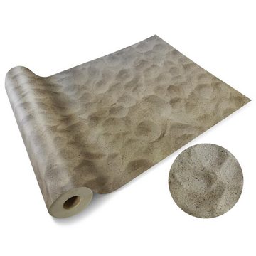 Vinylteppich »CV-Belag Moonlight Sand, Erhältlich in vielen Größen, Bodenbelag«, Floordirekt, Höhe 2.7 mm, mit 3D Effekt