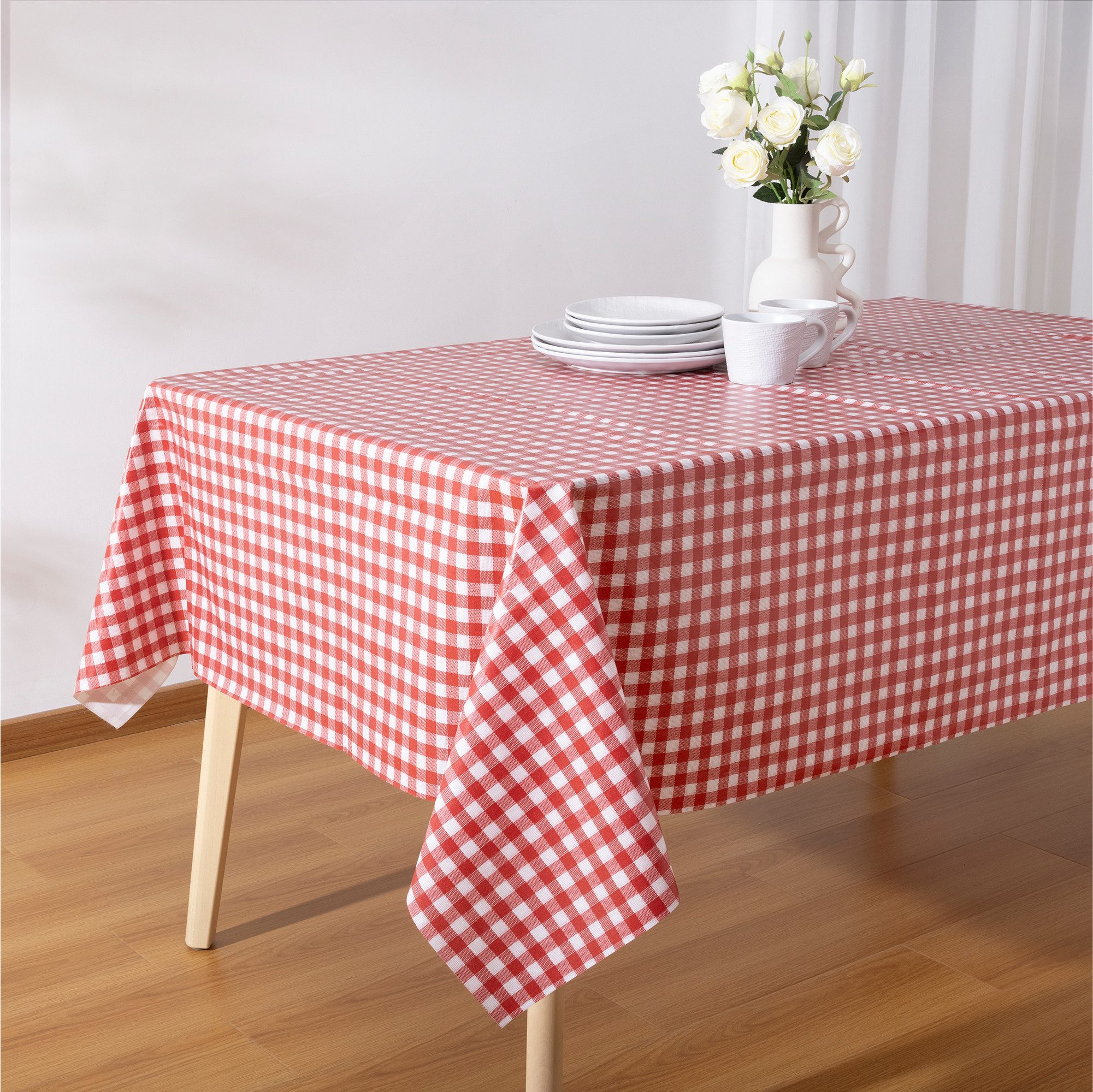 Tischdecke Wachstischtuch abwischbar - Wachstischdecke Outdoor rechteckig