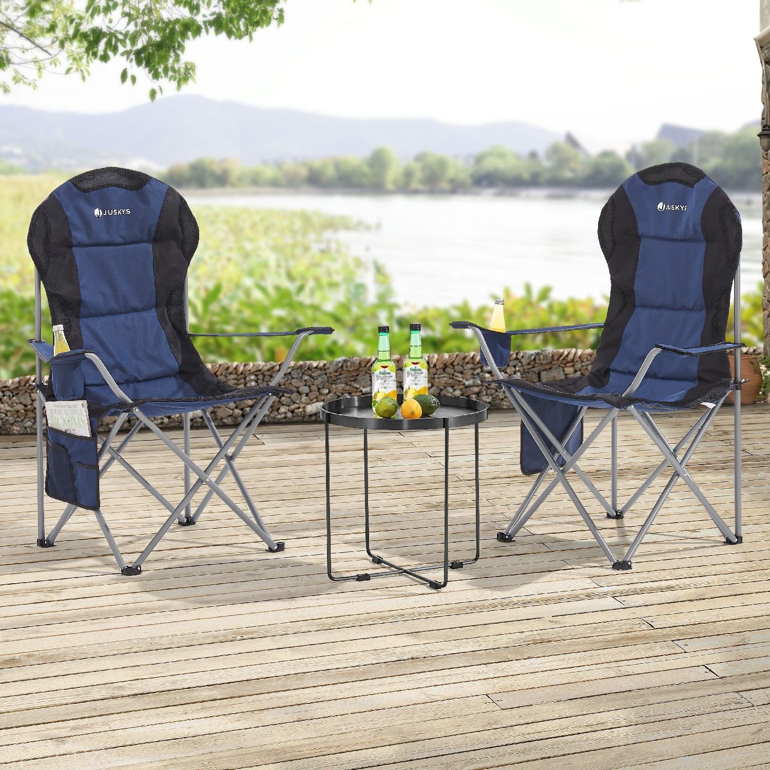 Juskys Campingstuhl Lido, leicht und stabil, günstig online kaufen