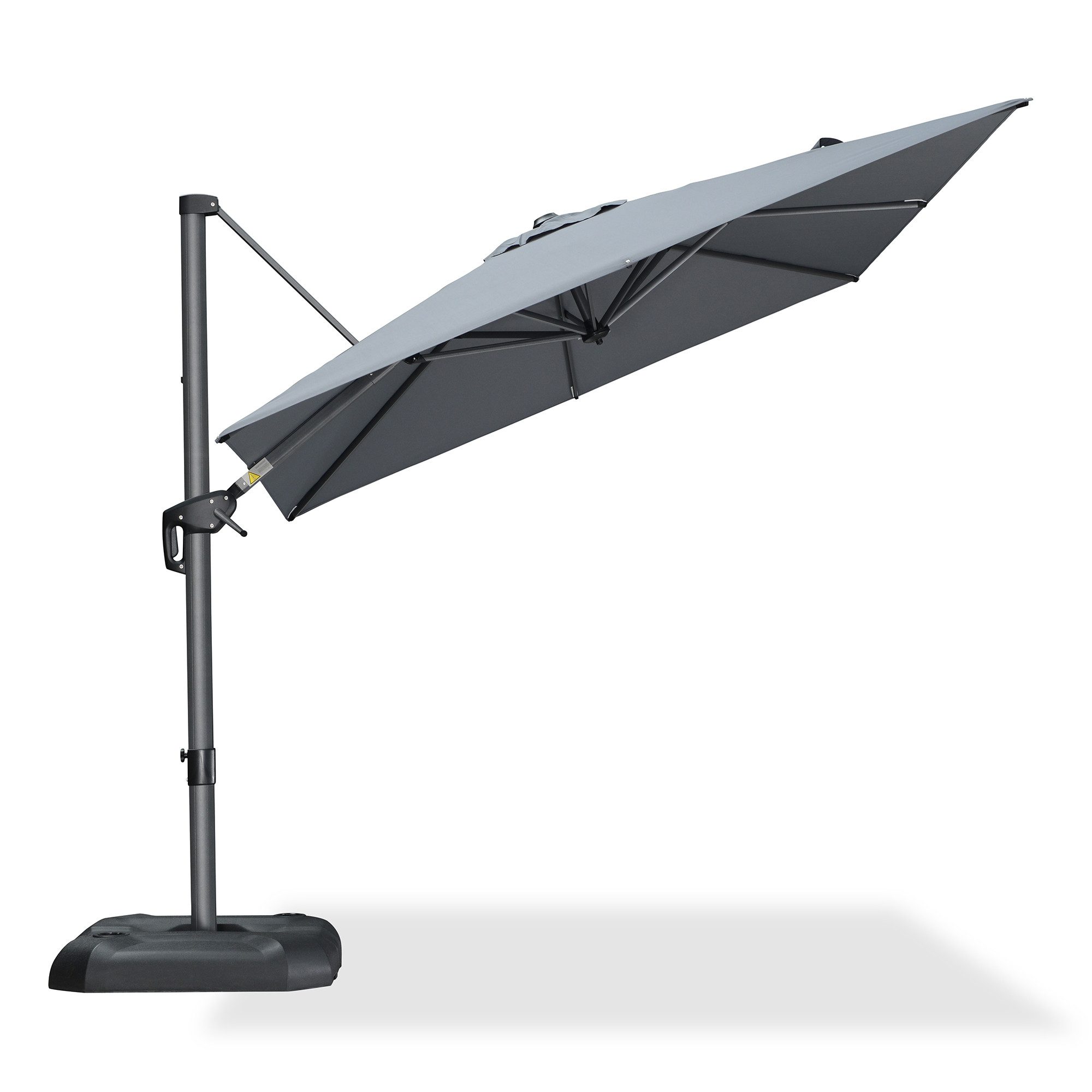 PURPLE LEAF Ampelschirm Quadratischer Terrassenschirm, Alu günstig online kaufen