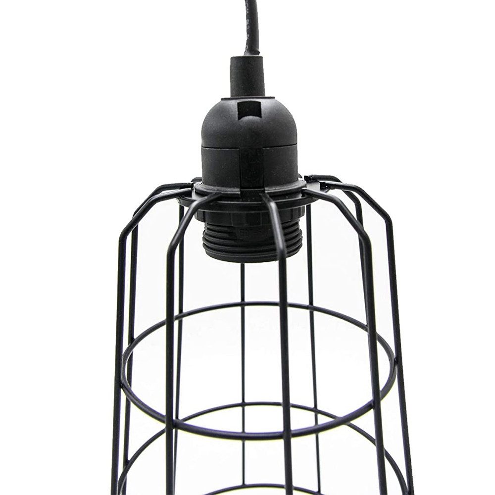 Melko Hängeleuchte Deckenlampe Hängelampe Deckenleuchter Metall 15x15x20 cm E14 Sockel, ohne Leuchtmittel, Hängeleuchte
