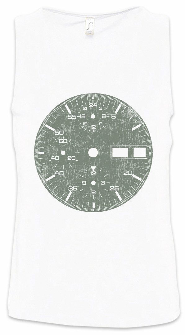 Urban Backwoods Tanktop Clock-Face II Ärmelloses T-Shirt Uhr Uhrmacher Clockwork Uhren Uhrwerk Clock Watch Sammler Mechaniker